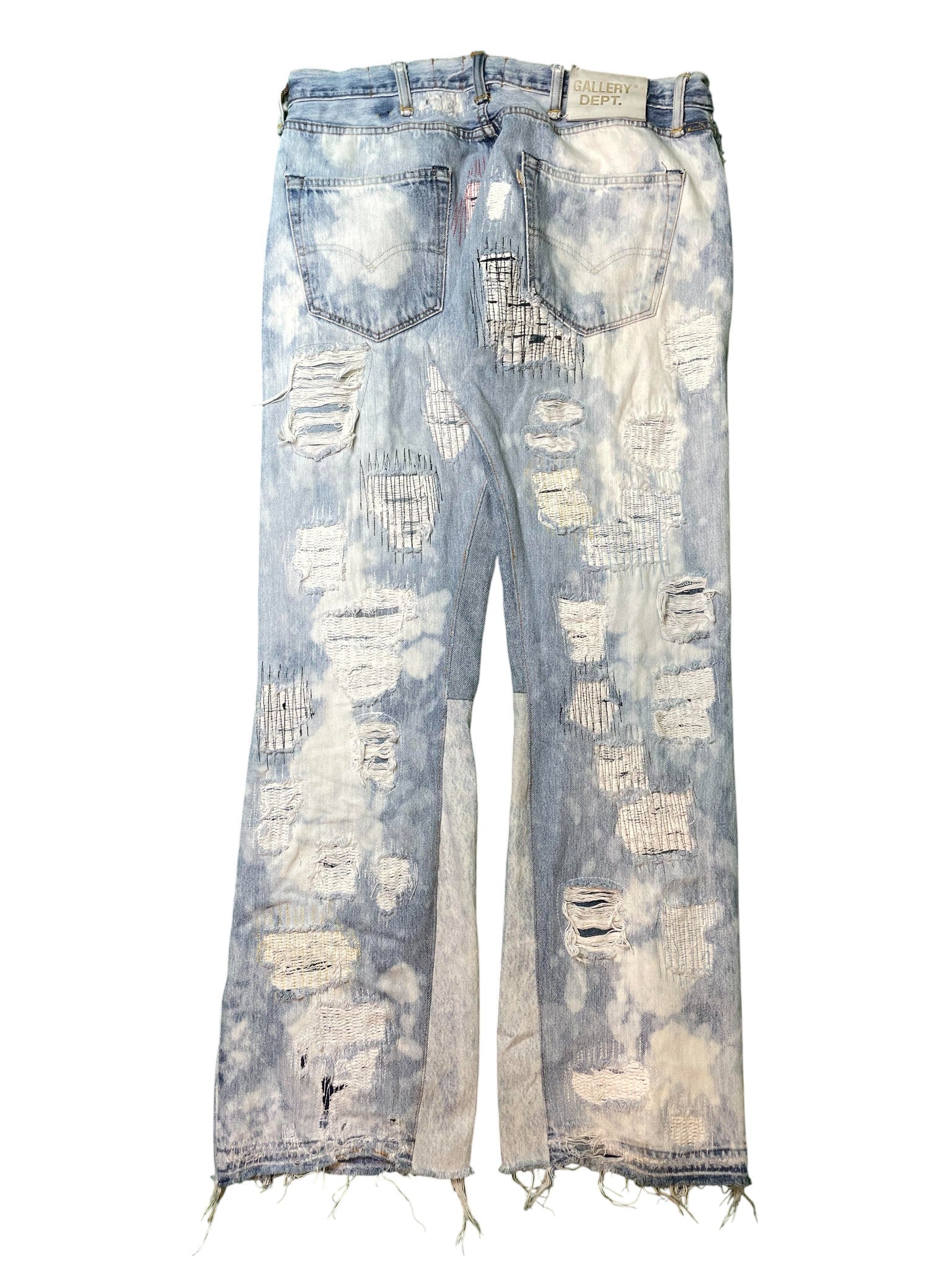 Gallery Dept Distressed Flare Denim