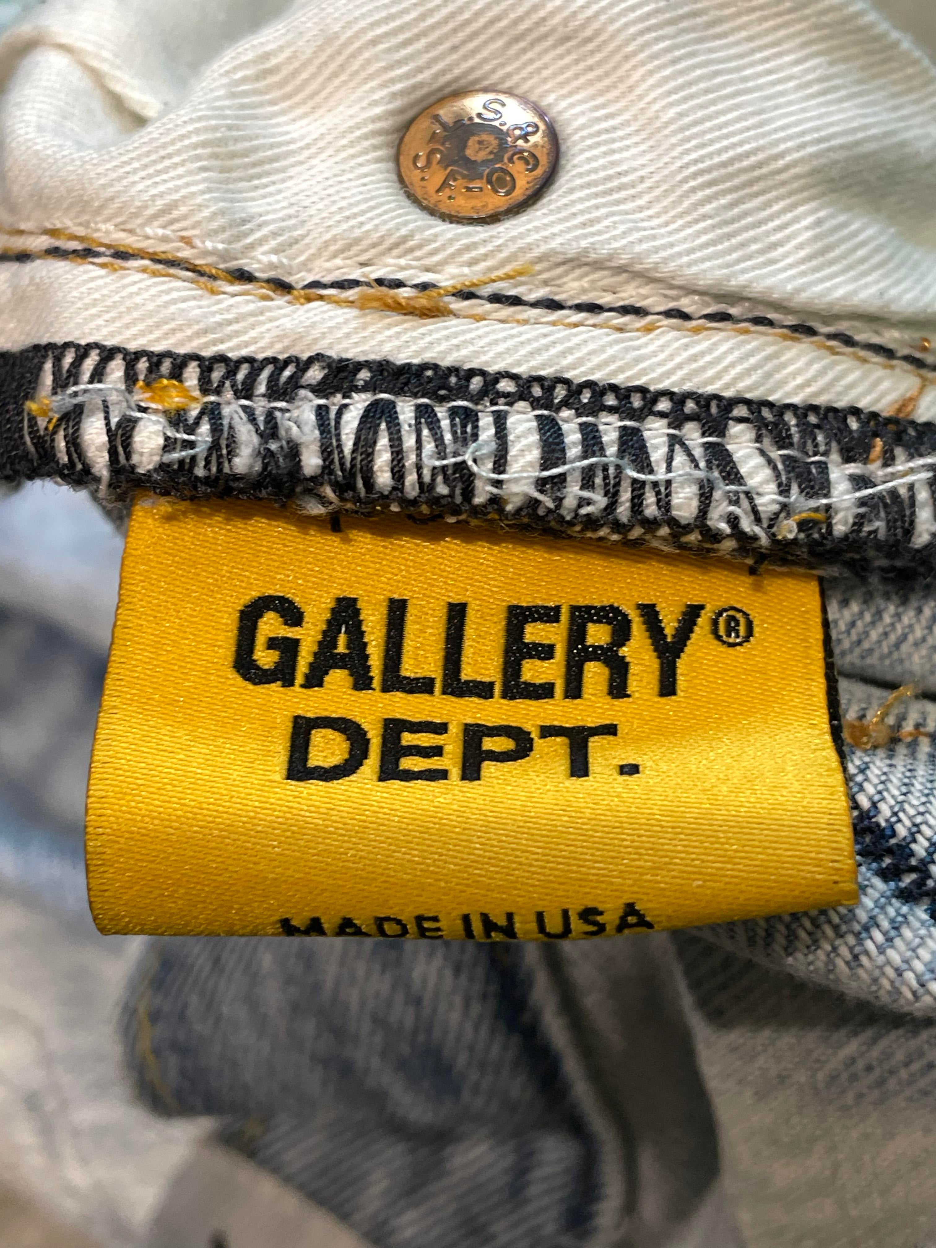 Gallery Dept Distressed Flare Denim