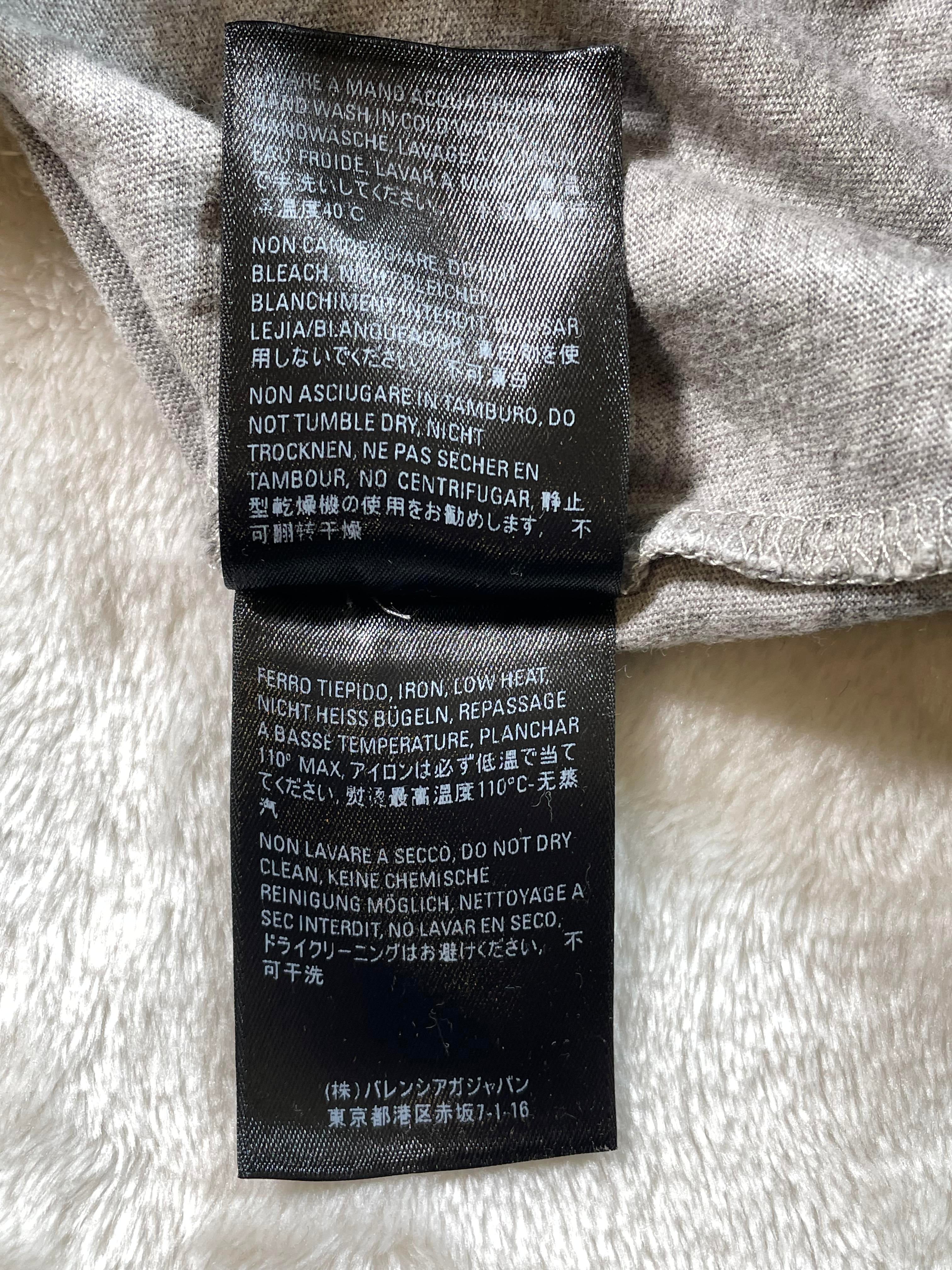 Balenciaga All Over Grey Tee