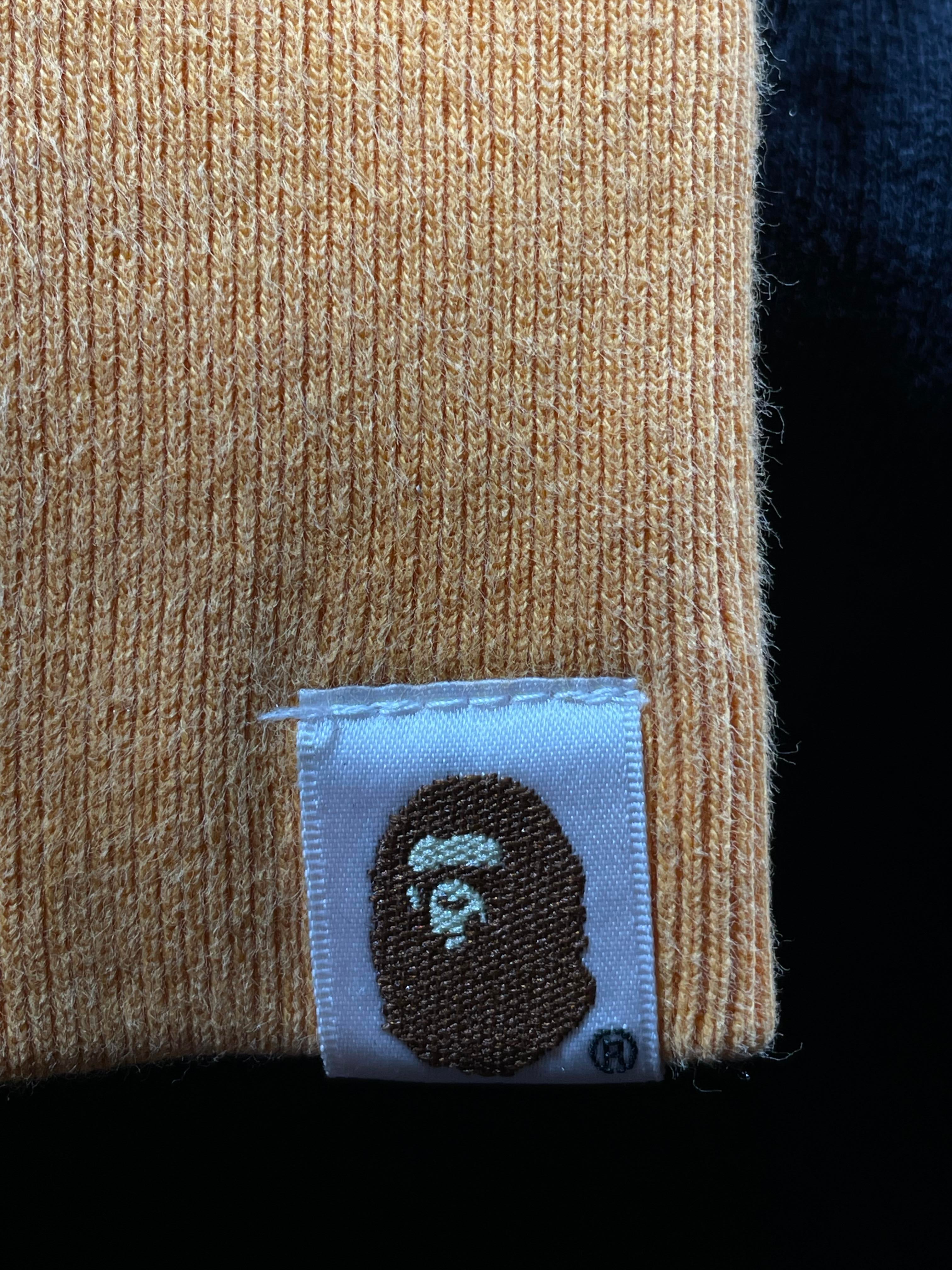 BAPE Tiger Shark Red Camo Black Split Crewneck