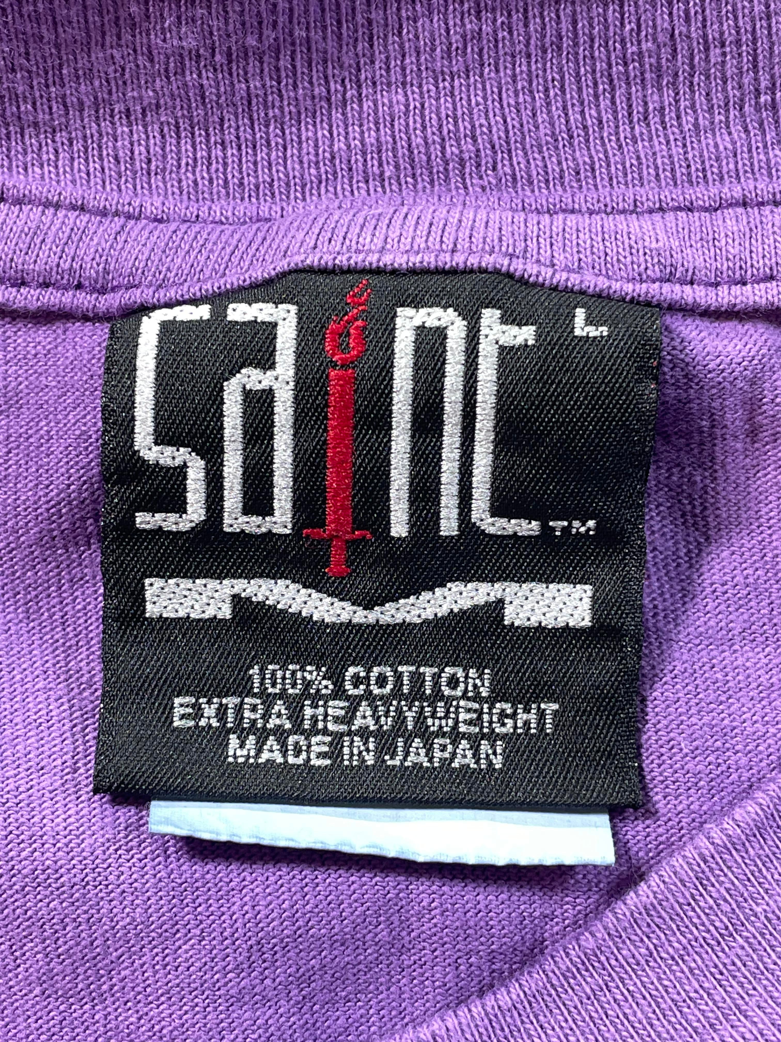 Saint Michael Earth Angel Purple Tee