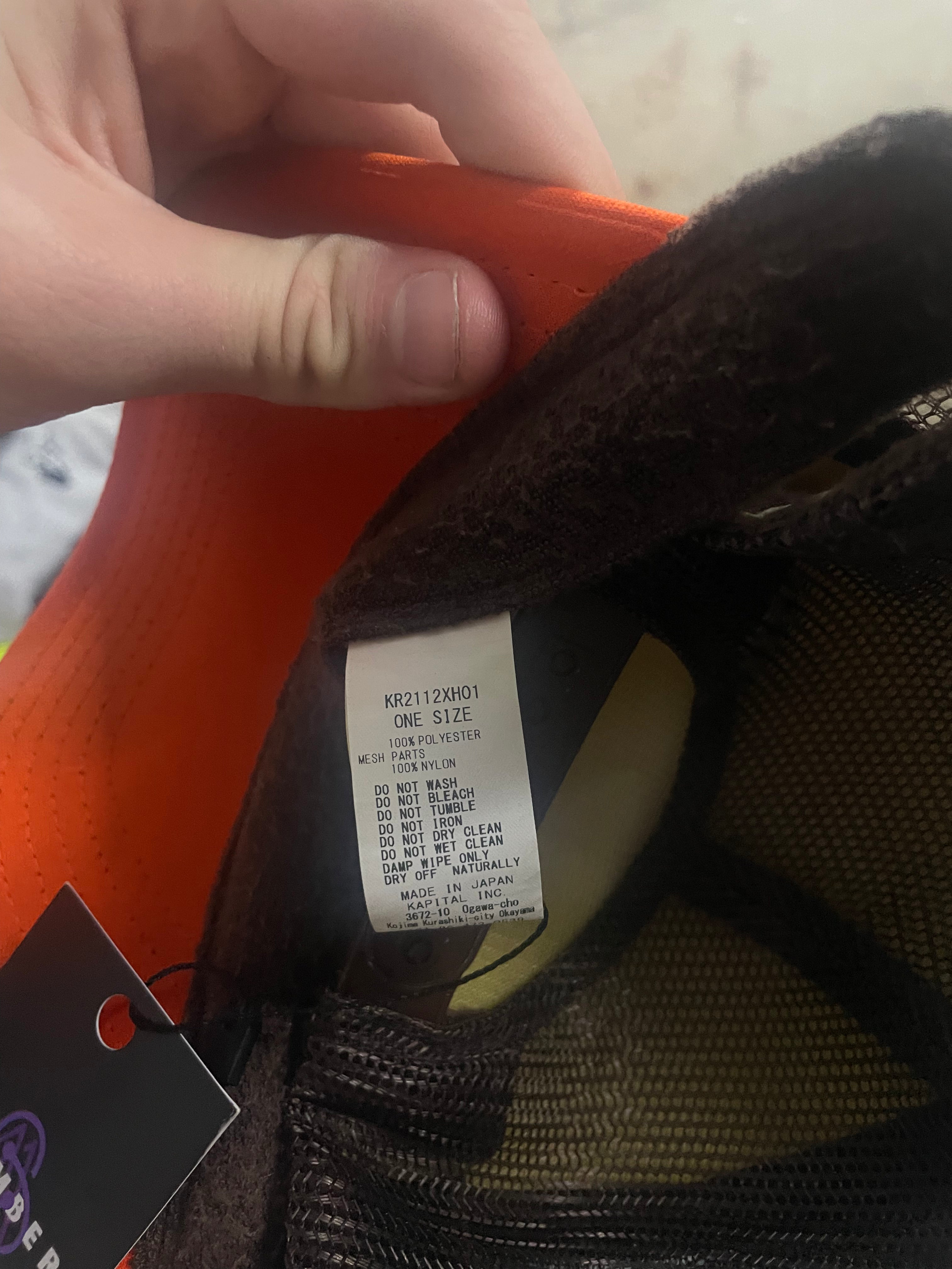 Kapital Century Trucker Brown Orange Used OS