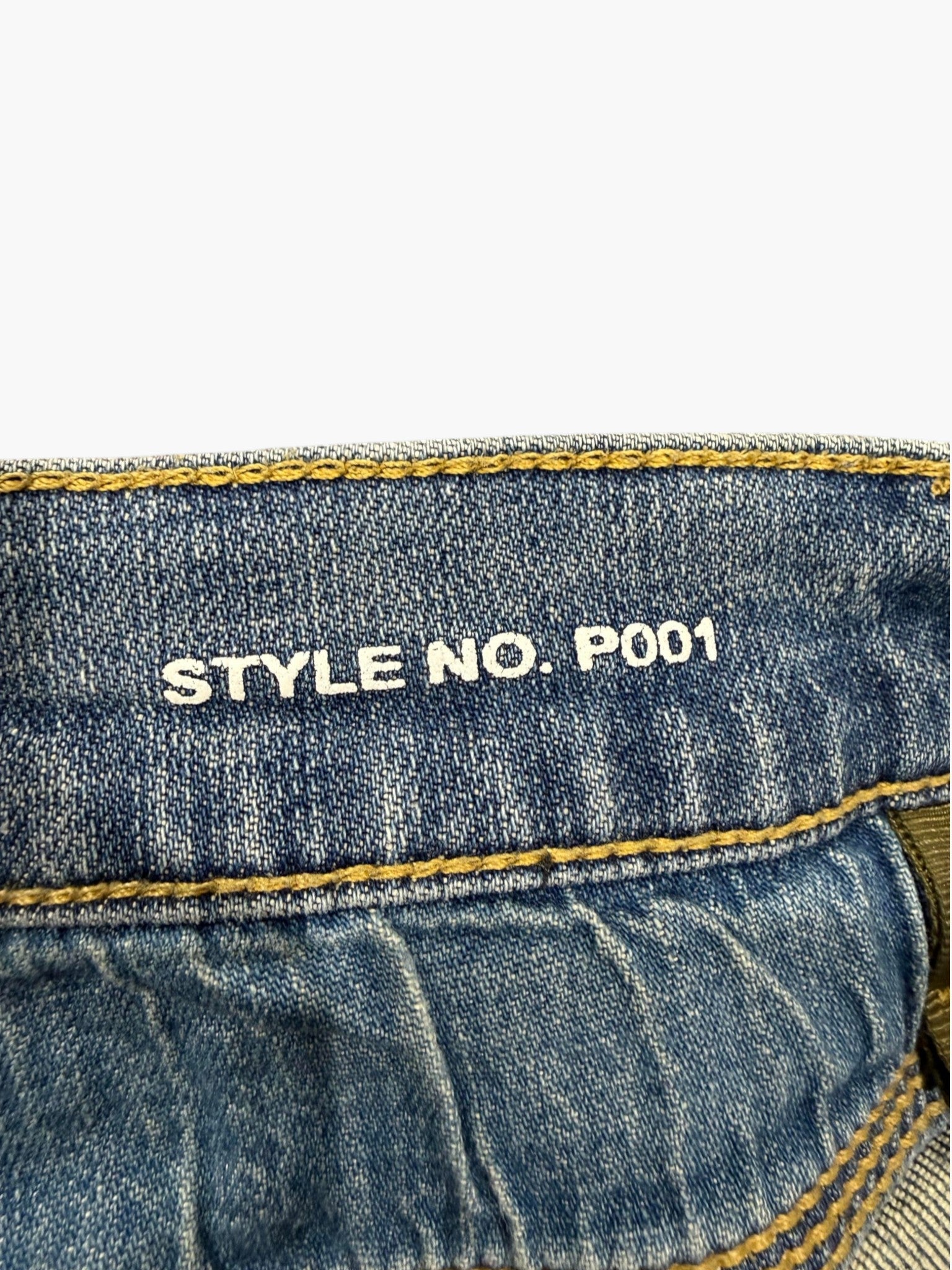 Purple Brand Light Wash Knee Ripped Jeans