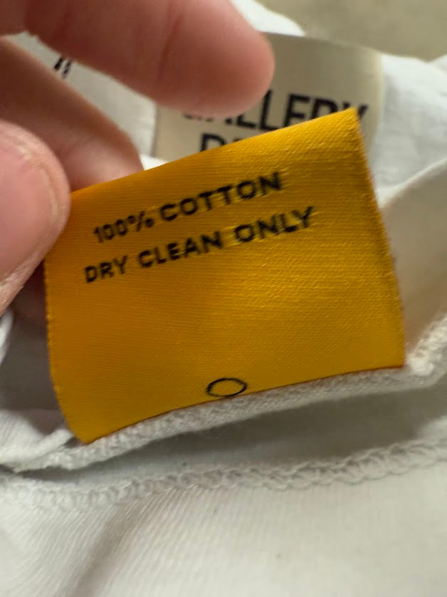 Galler Dept Tee White Its A Riot Used XL
