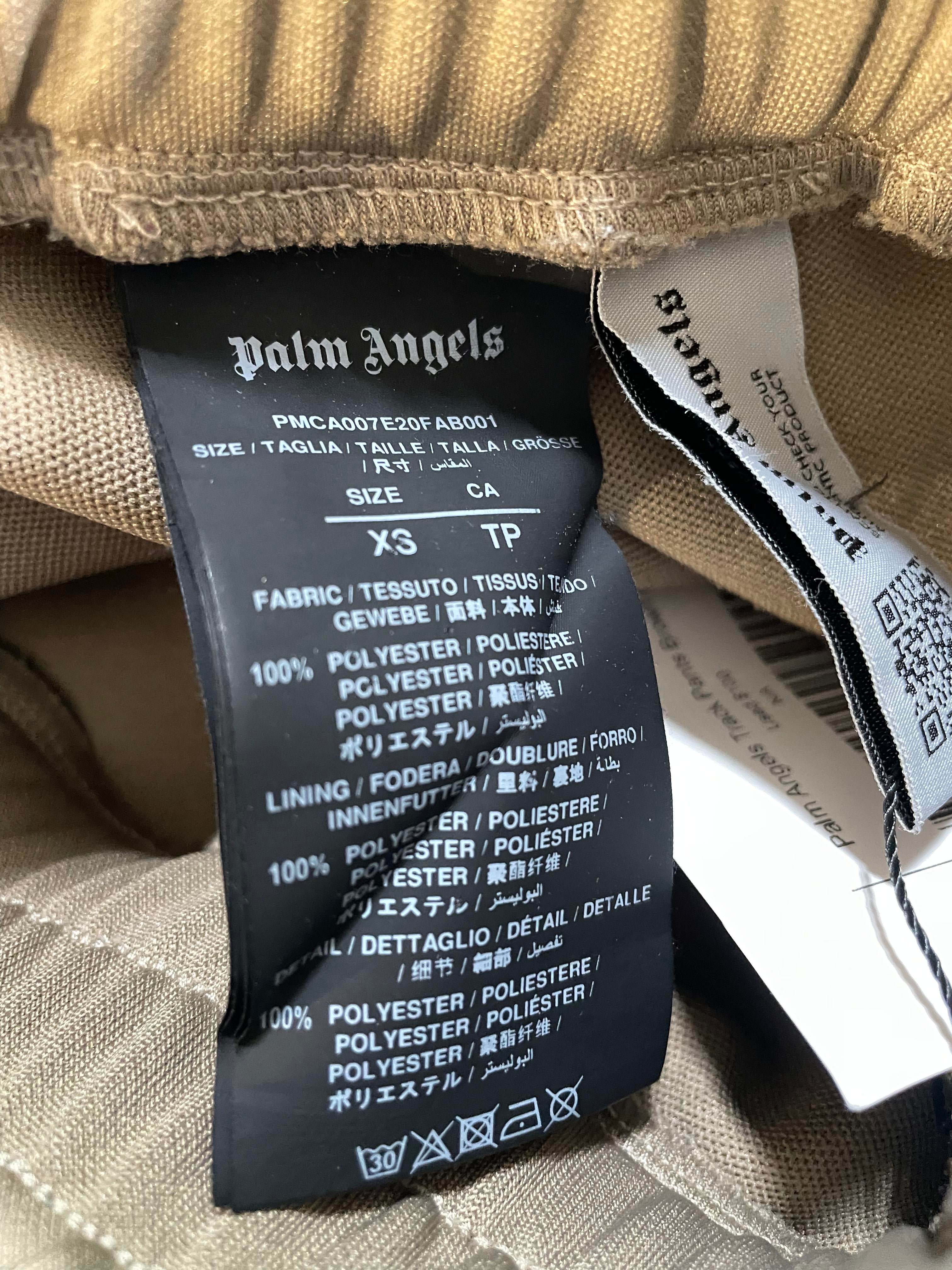 Palm Angels Brown Track Pants
