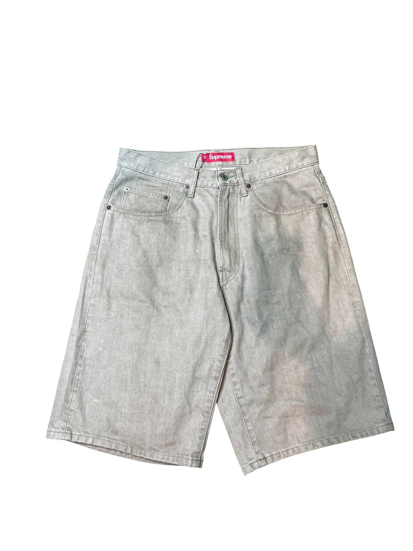 Supreme Carpenter Khaki & Olive Jean Shorts