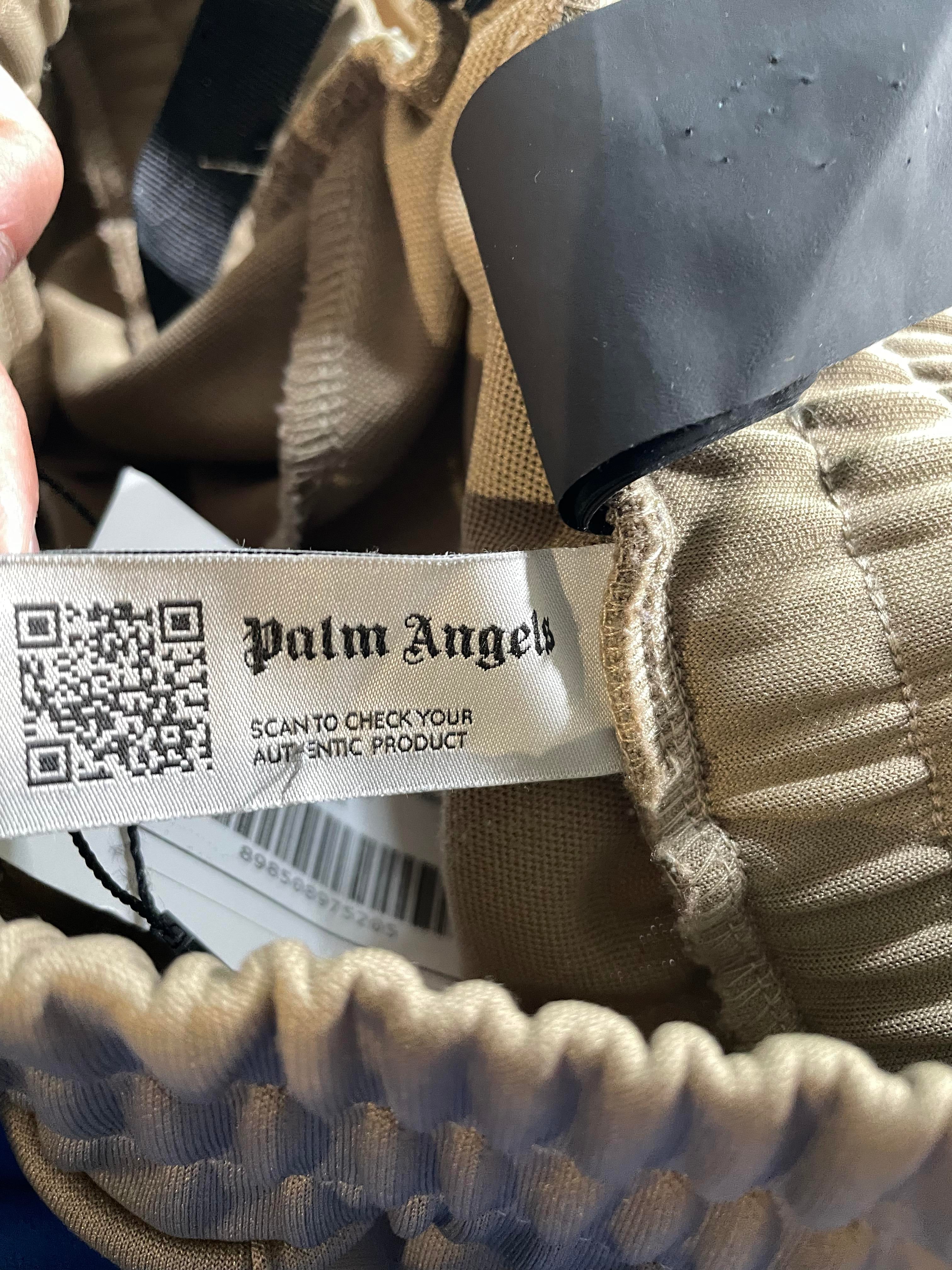 Palm Angels Brown Track Pants