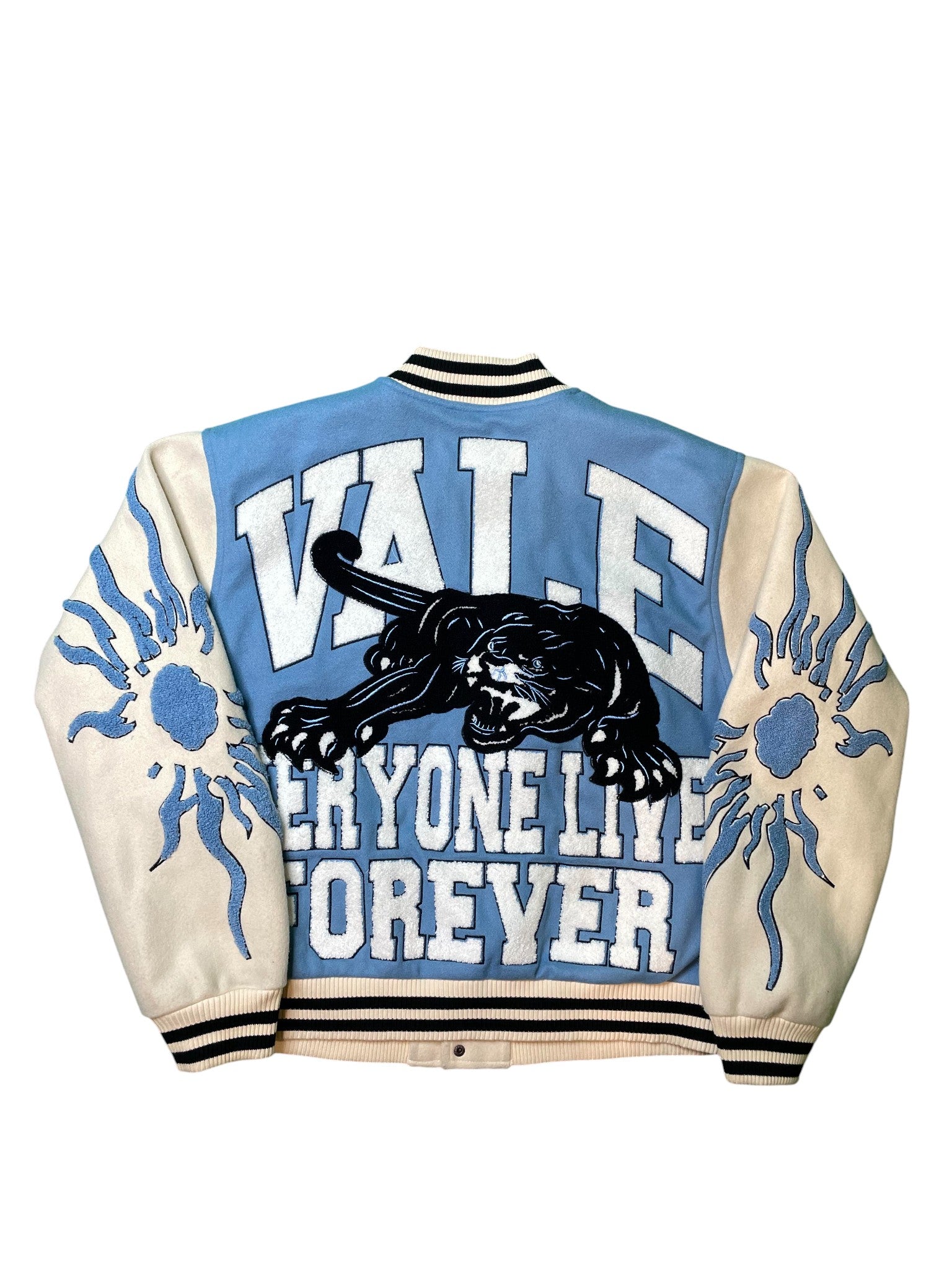 Vale Blue Varsity Jacket