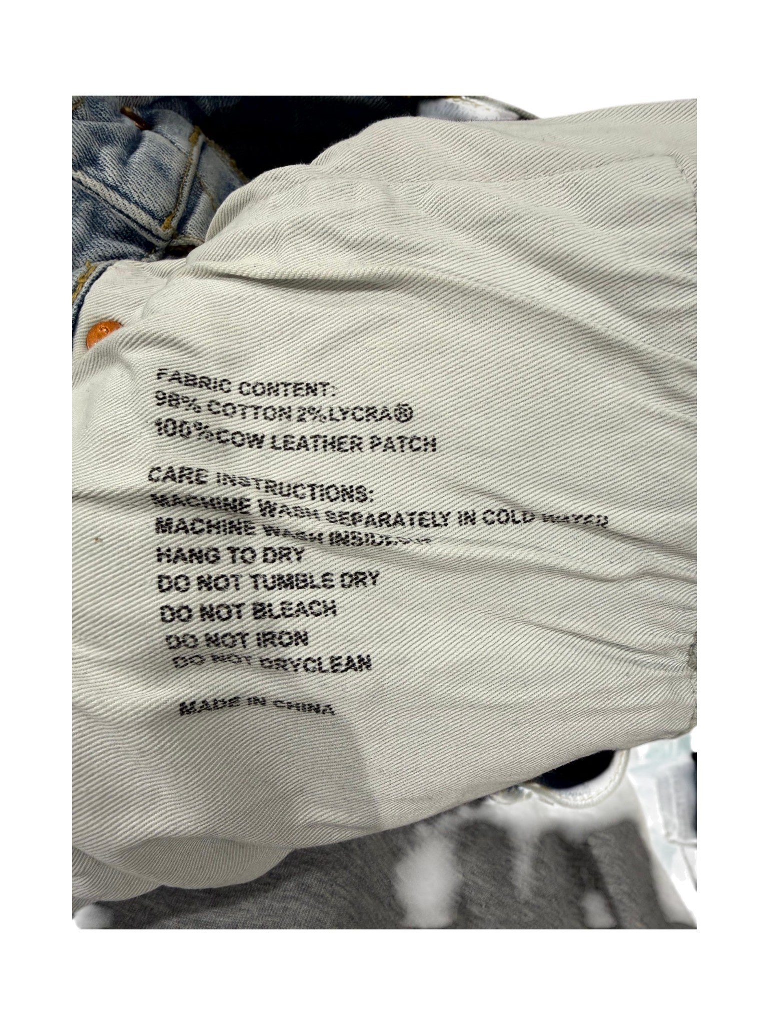 Purple Brand Plain Light Wash Jeans