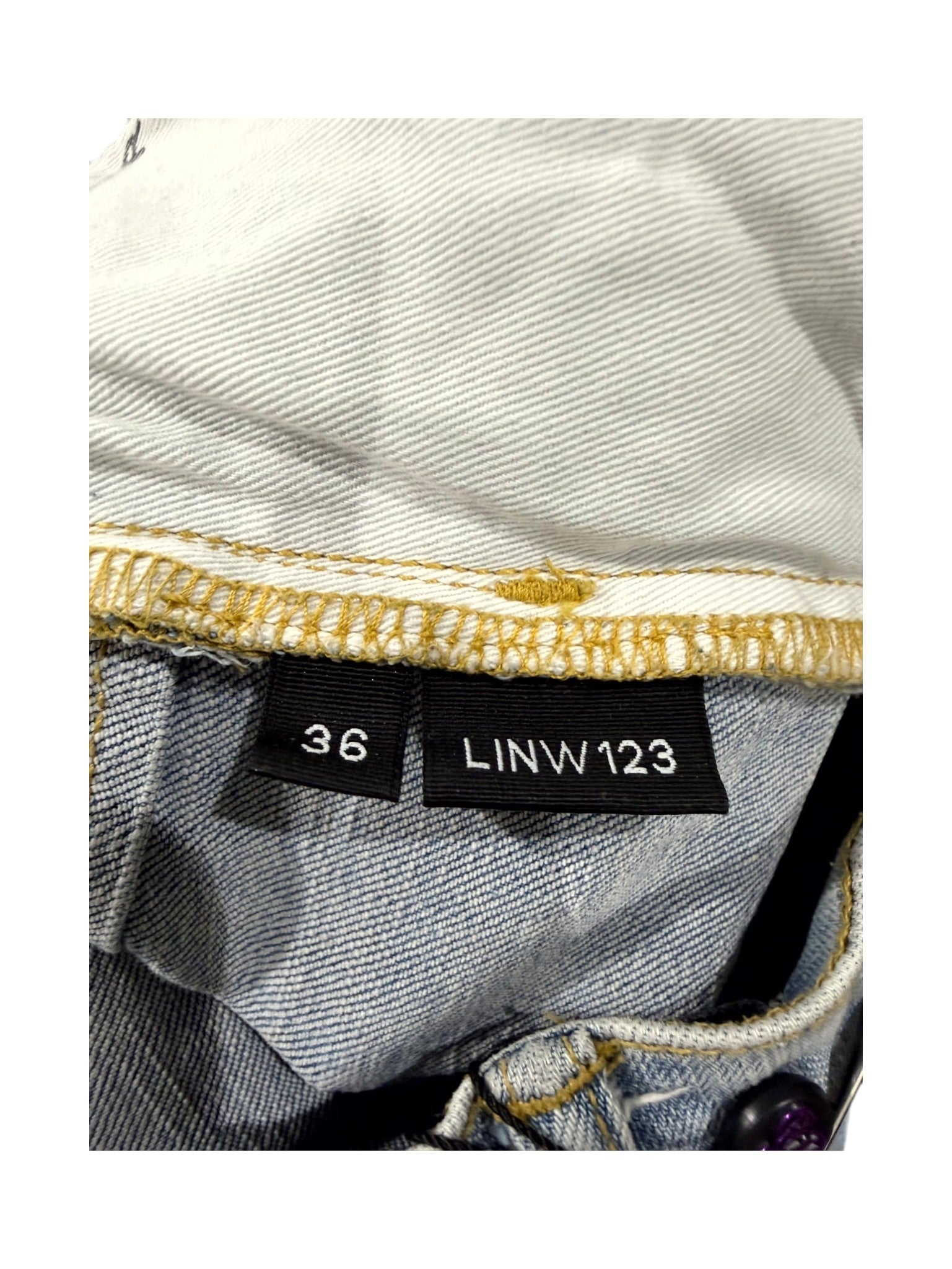 Purple Brand Plain Light Wash Jeans