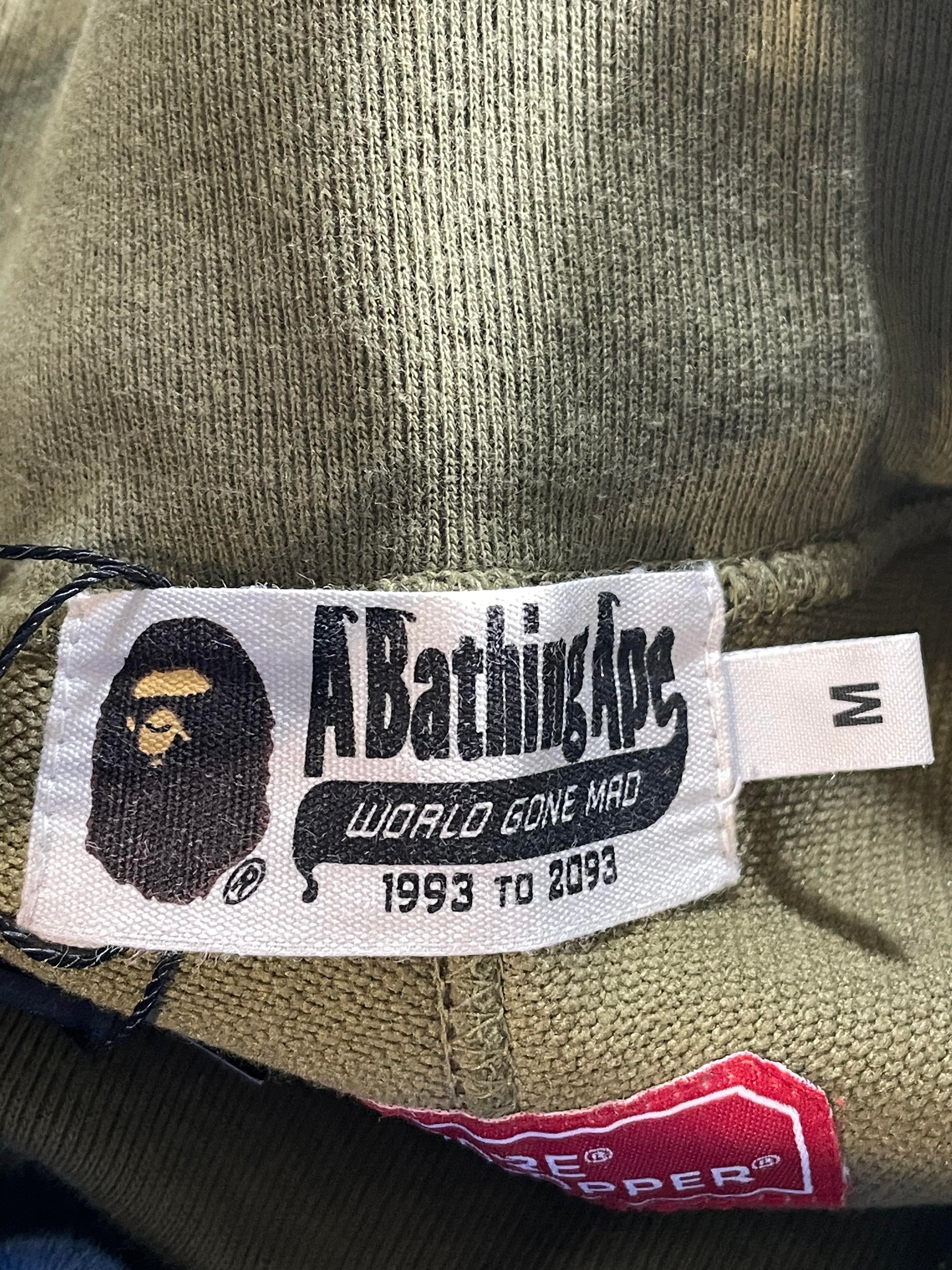 BAPE Windstopper Green Camo Sweats