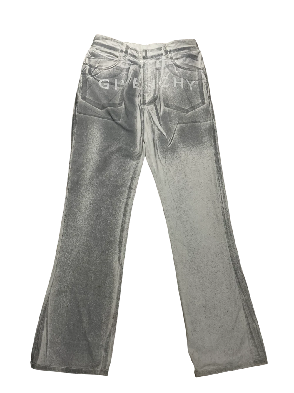 Givenchy White & Silver Jeans