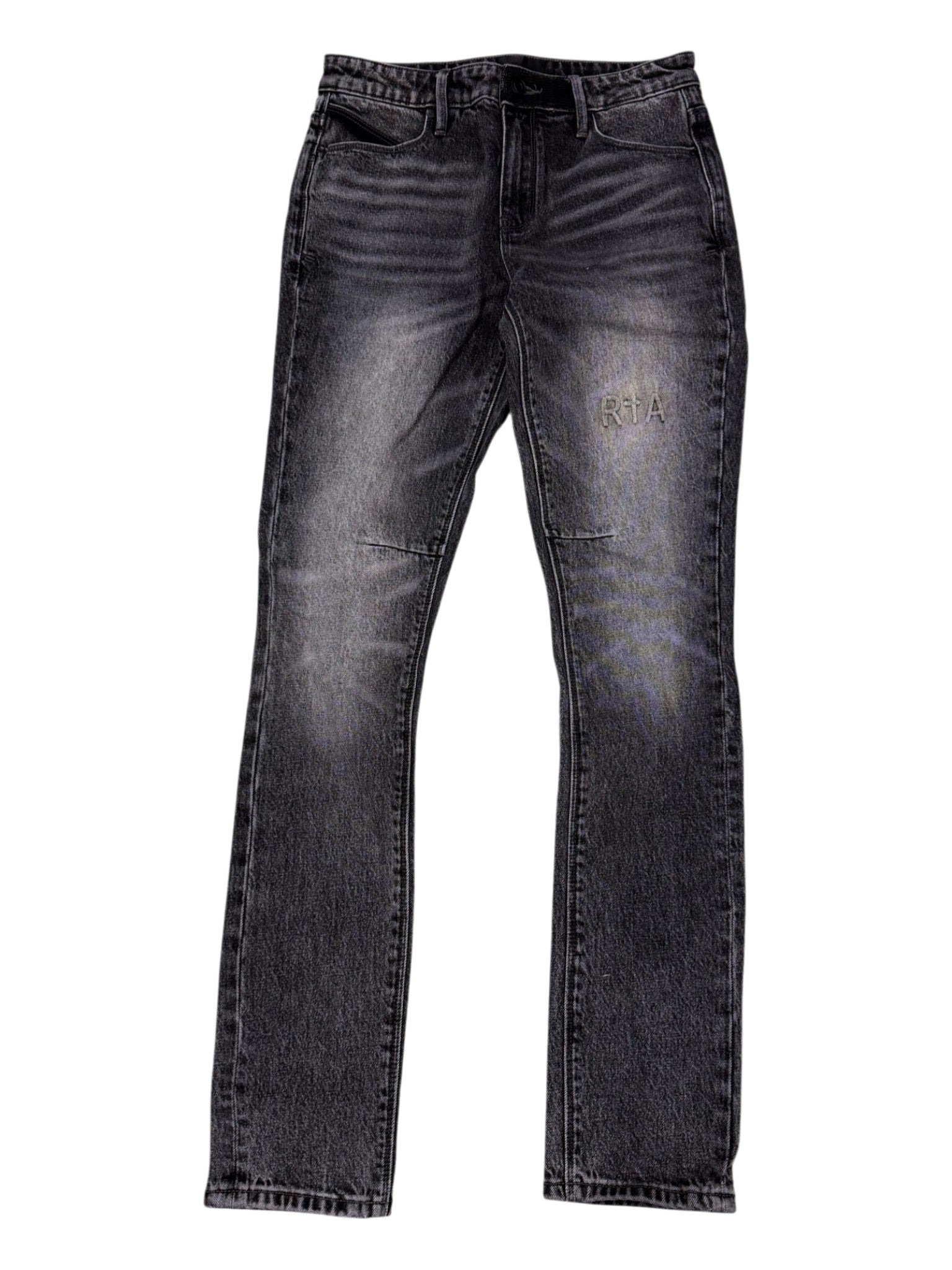 RTA Embossed Grey Jeans
