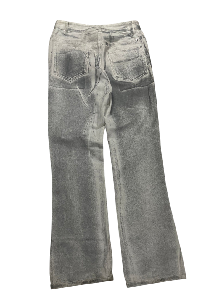 Givenchy White & Silver Jeans