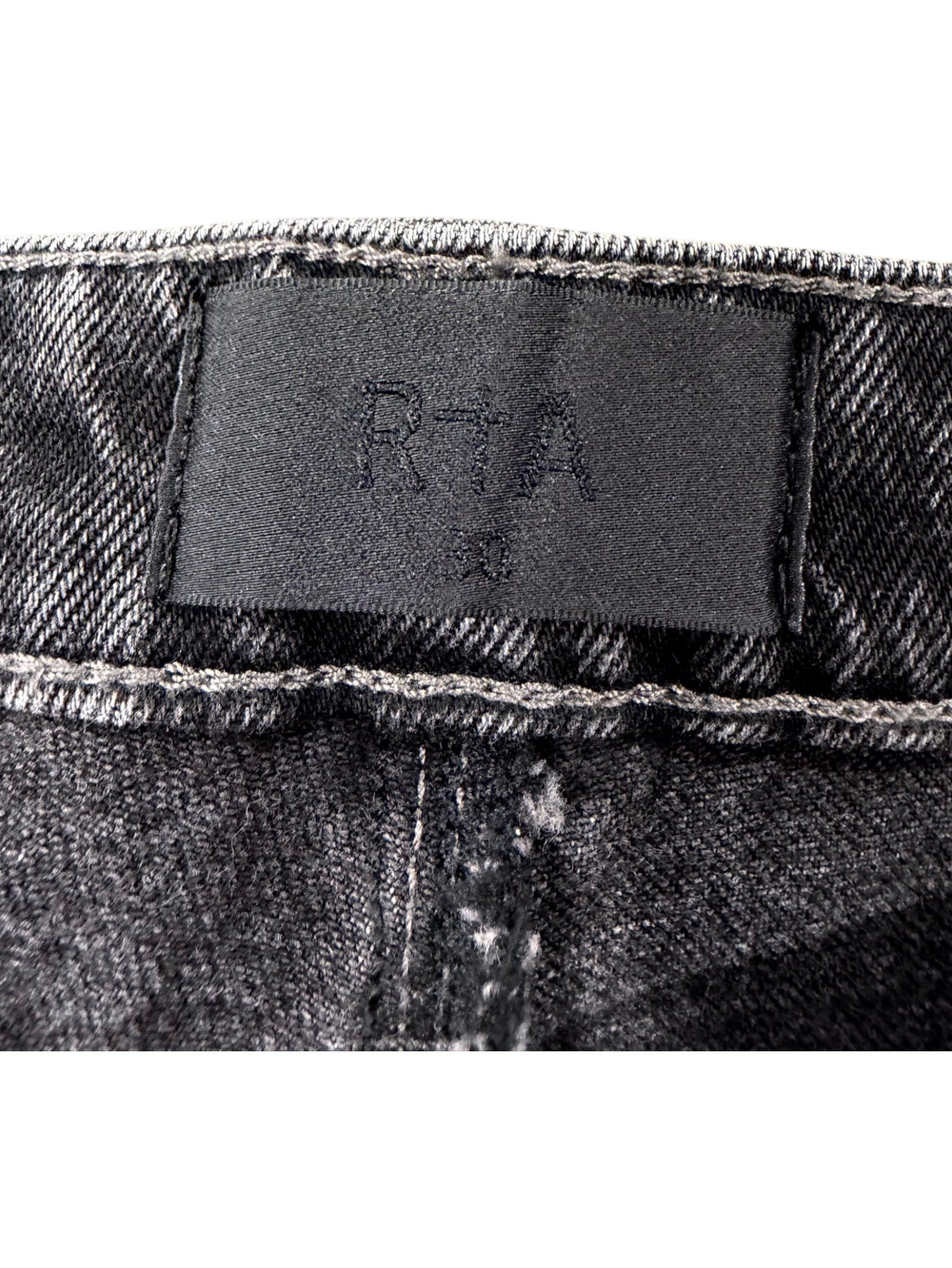 RTA Embossed Grey Jeans
