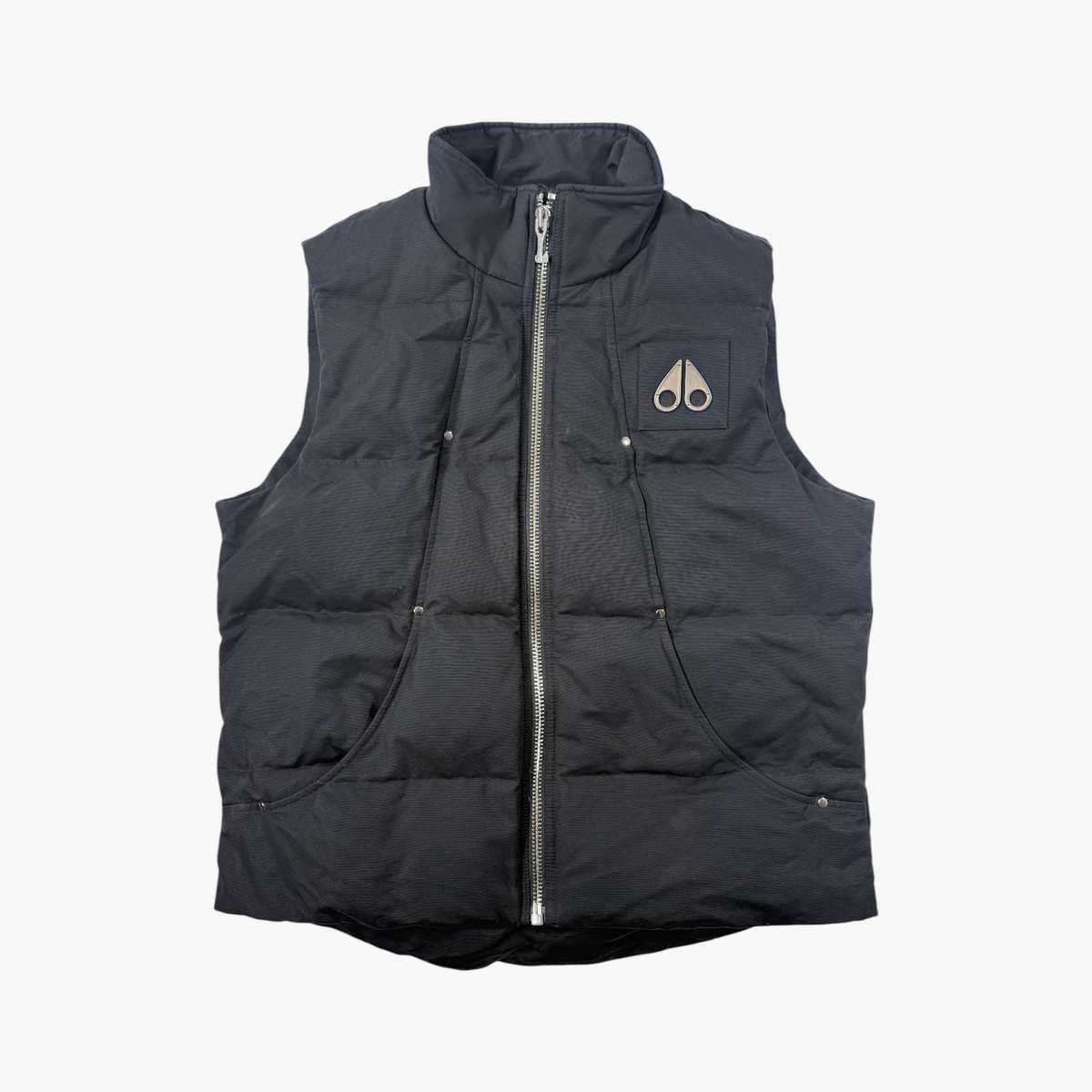 Moose Knuckles Black Puffer Vest