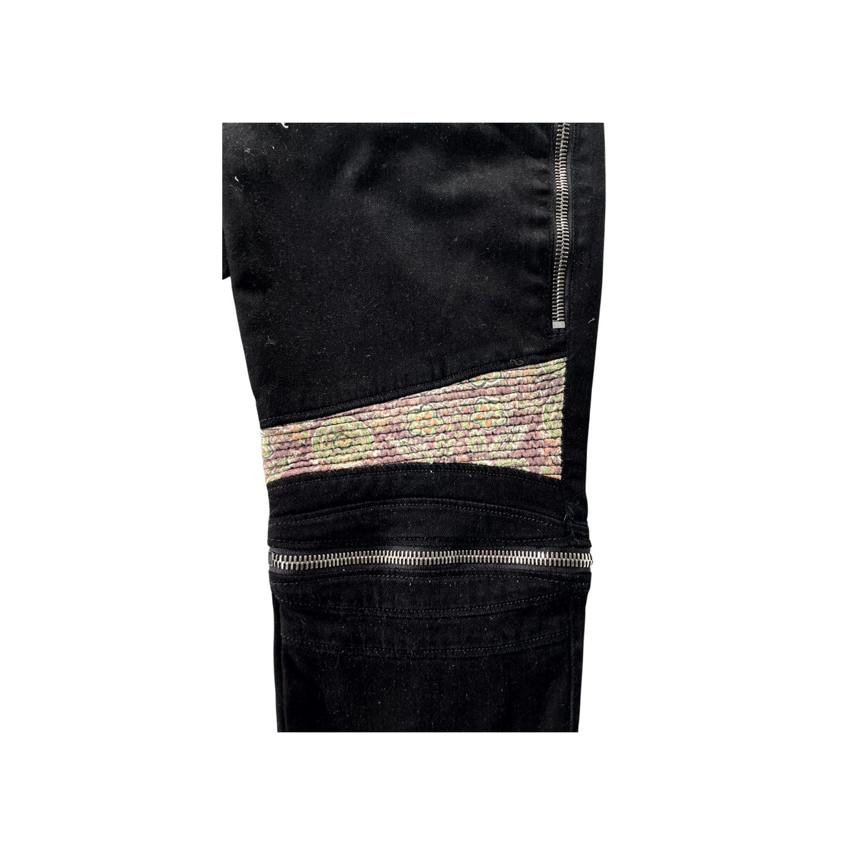 Amiri "MX2" Floral Black, Green & Brown Jeans