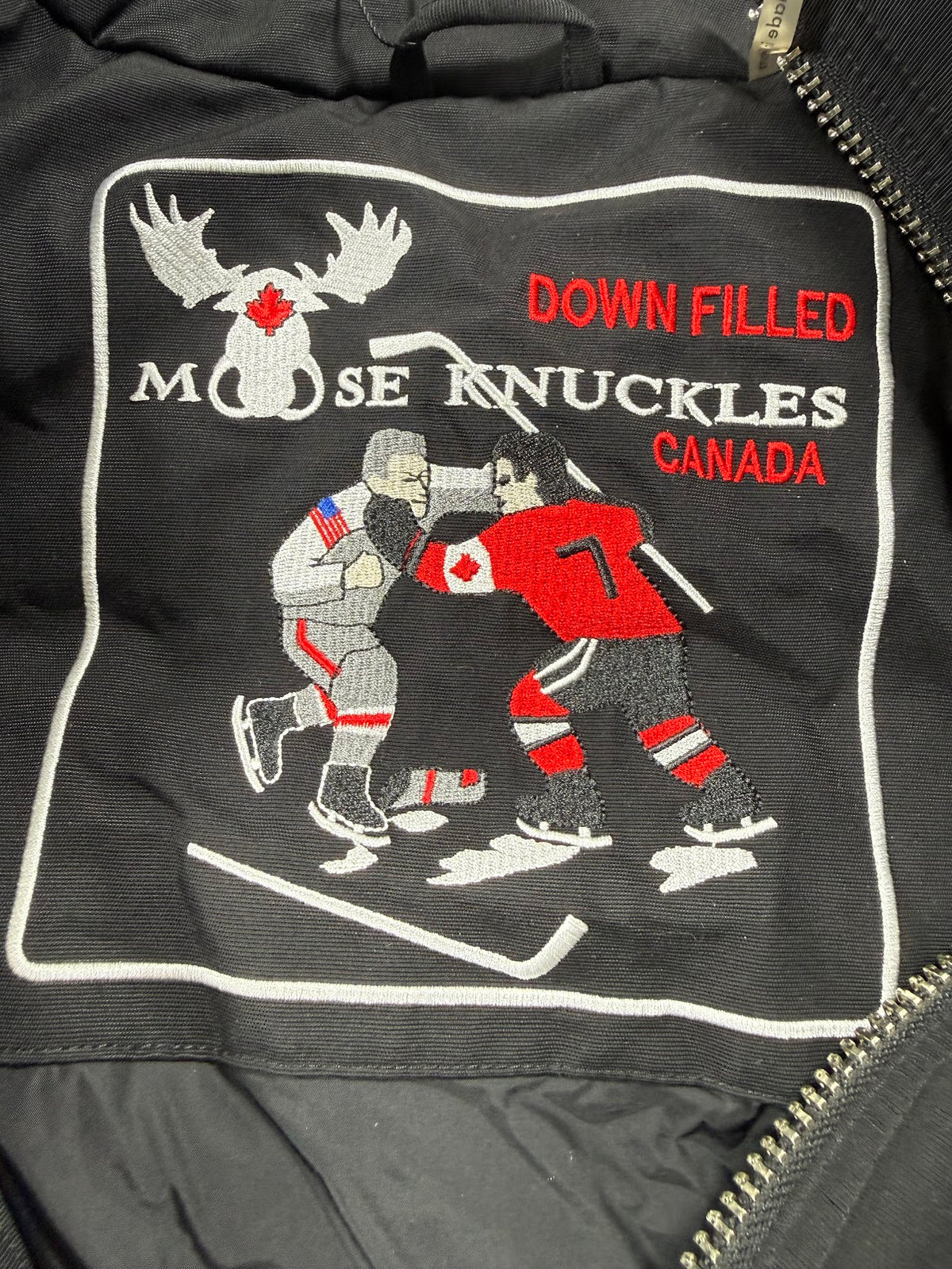 Moose Knuckles Black Puffer Vest