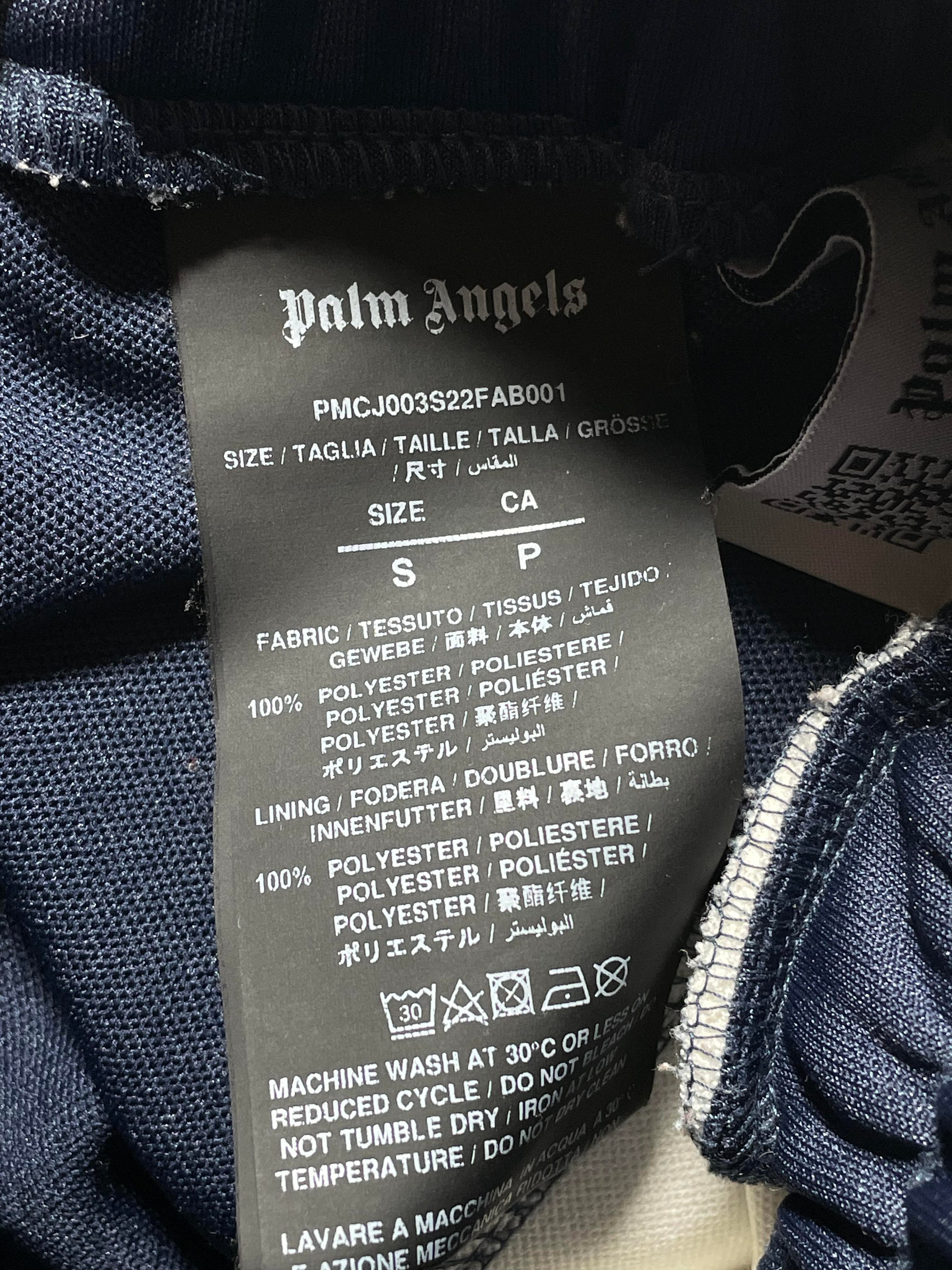 Palm Angels Blue, White & Red Track Pants