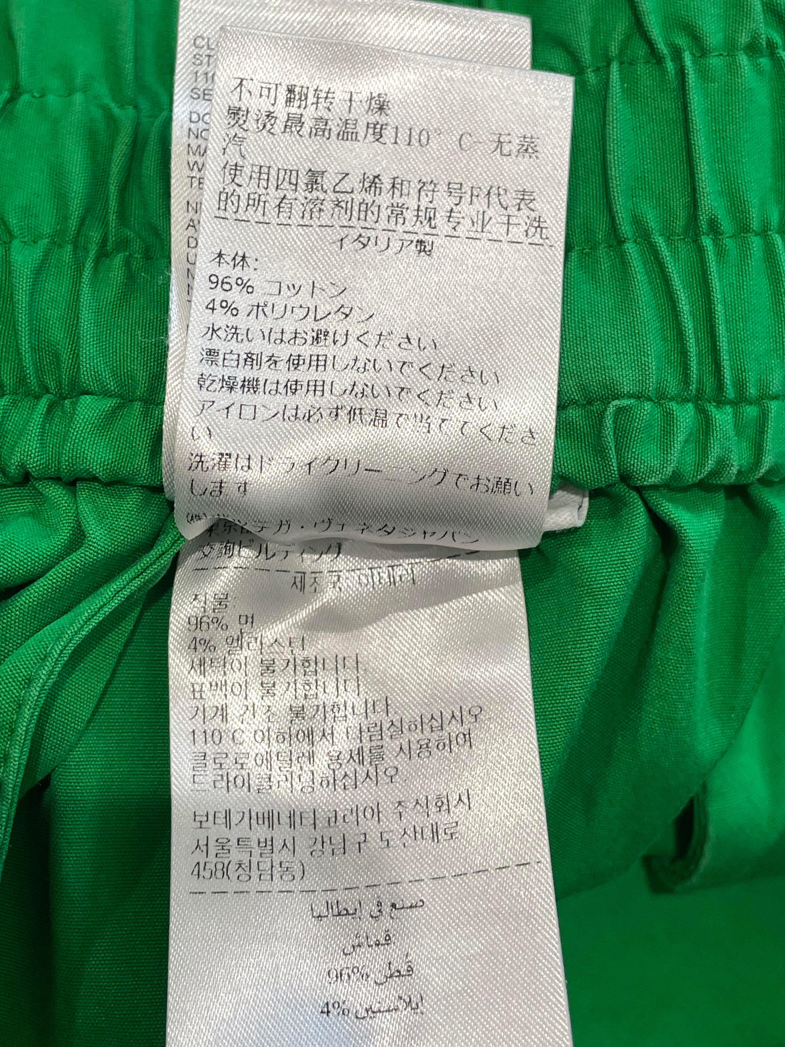 Bottega Veneta Green Shorts