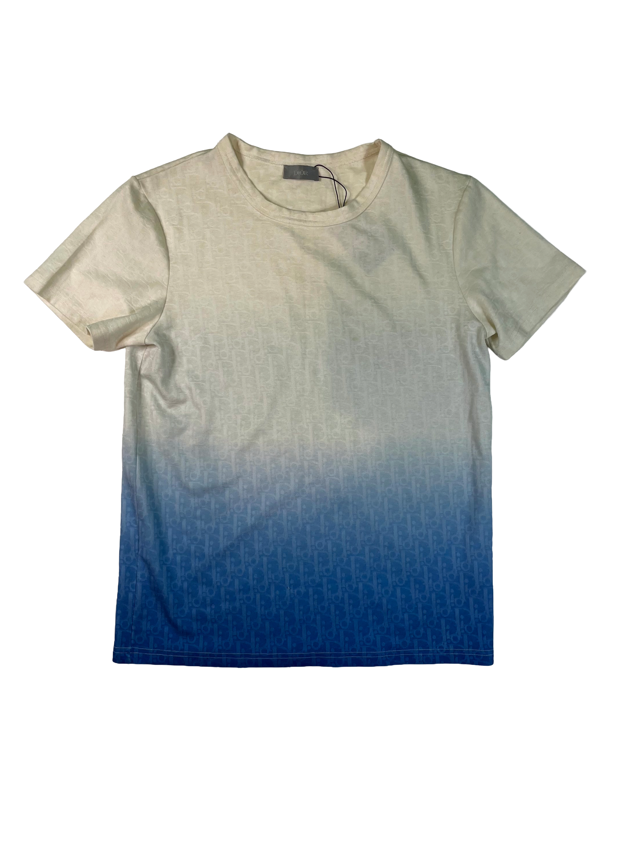 Dior Monogram White & Blue Tee