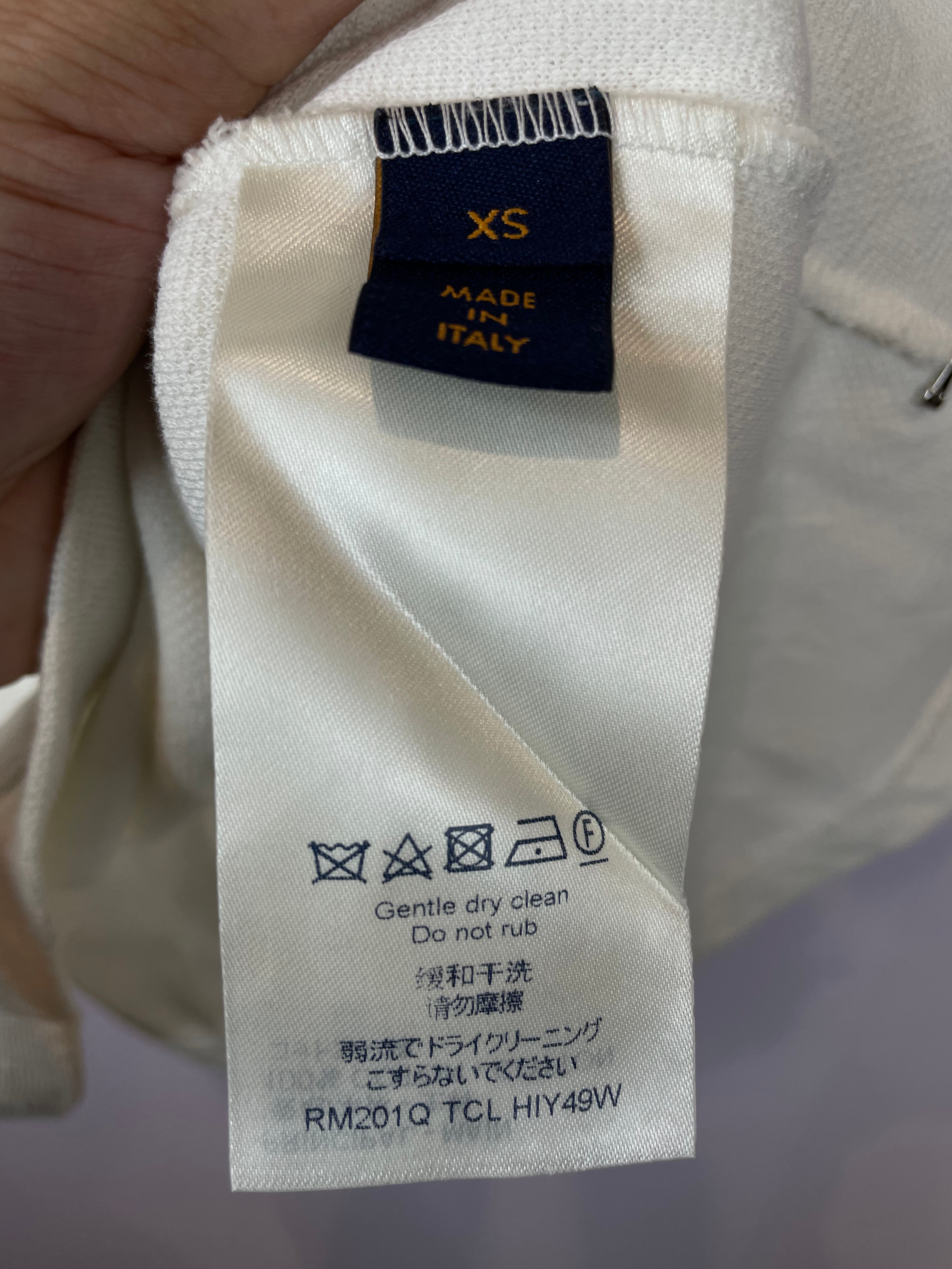 LV Tee White Pocket Logo Monogram Tee