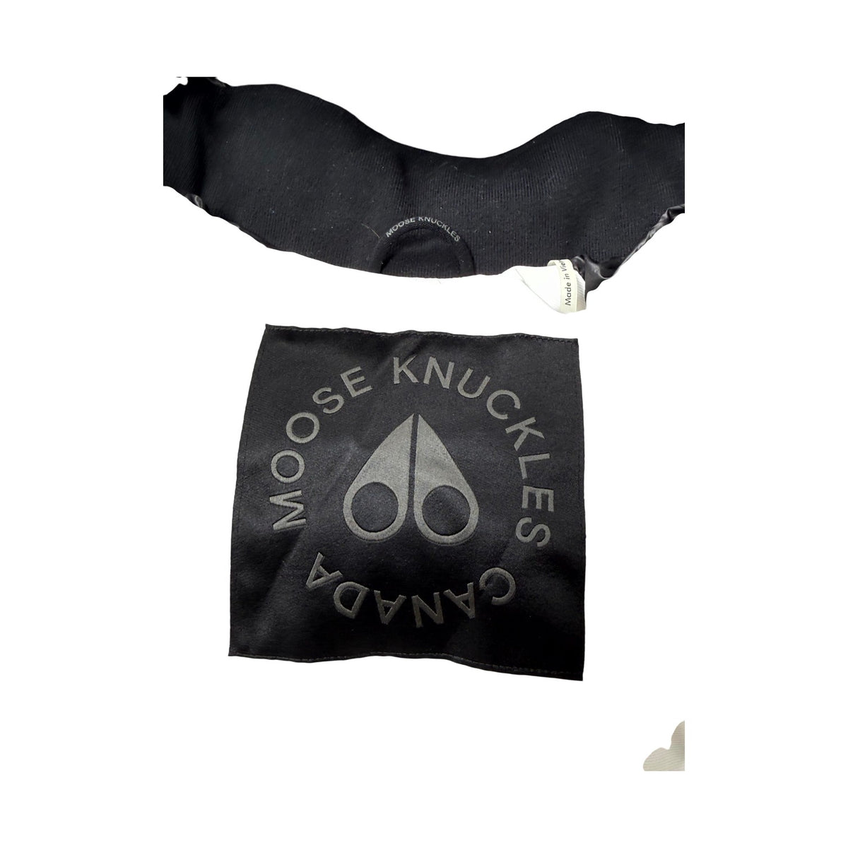 Moose Knuckles Bomber White Cloud Puffer Jacket