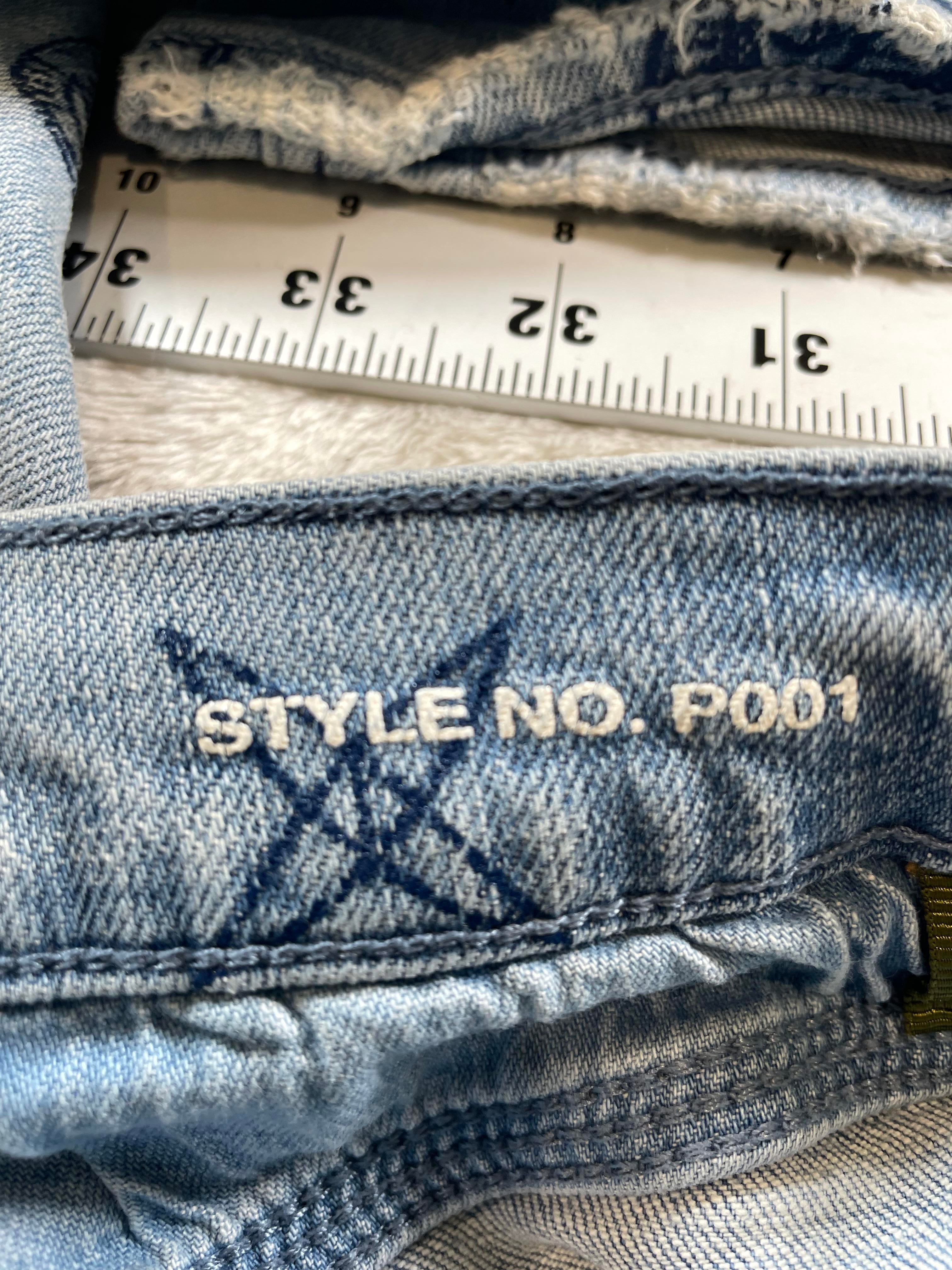 Purple Brand Splatter Grey Wash Jeans
