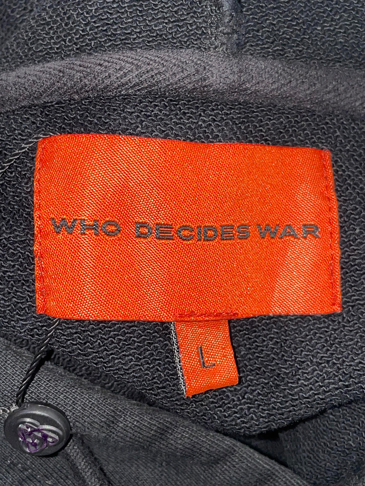 Who Decides War x Barriers Black Hoodie