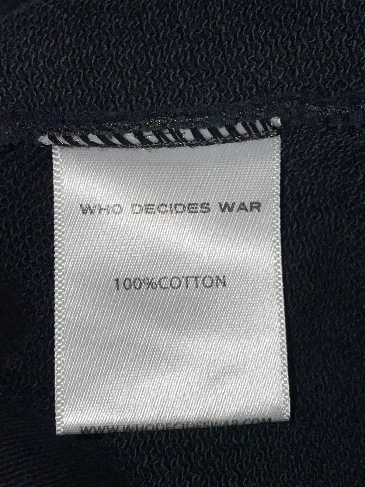 Who Decides War x Barriers Black Hoodie