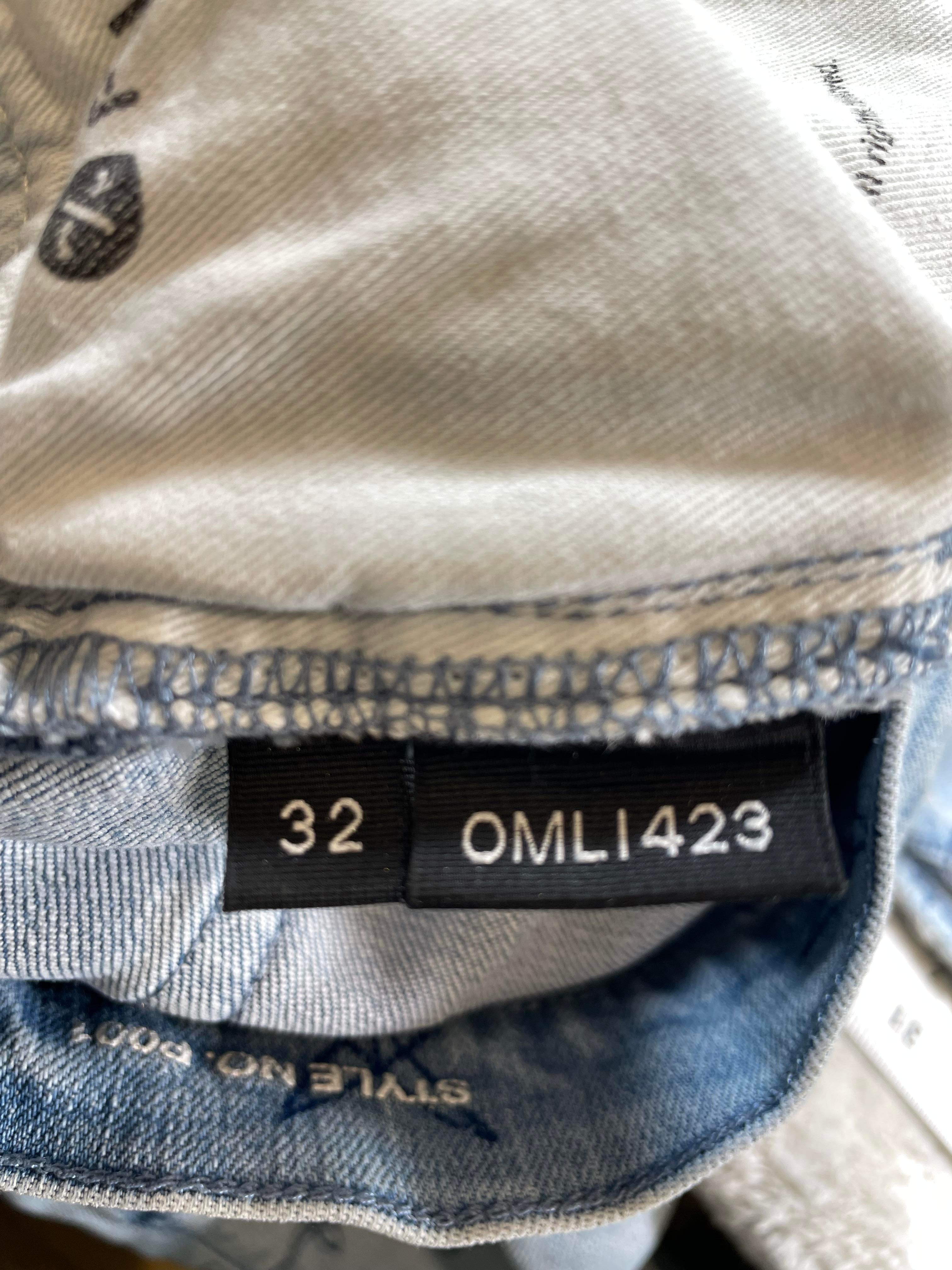 Purple Brand Splatter Grey Wash Jeans