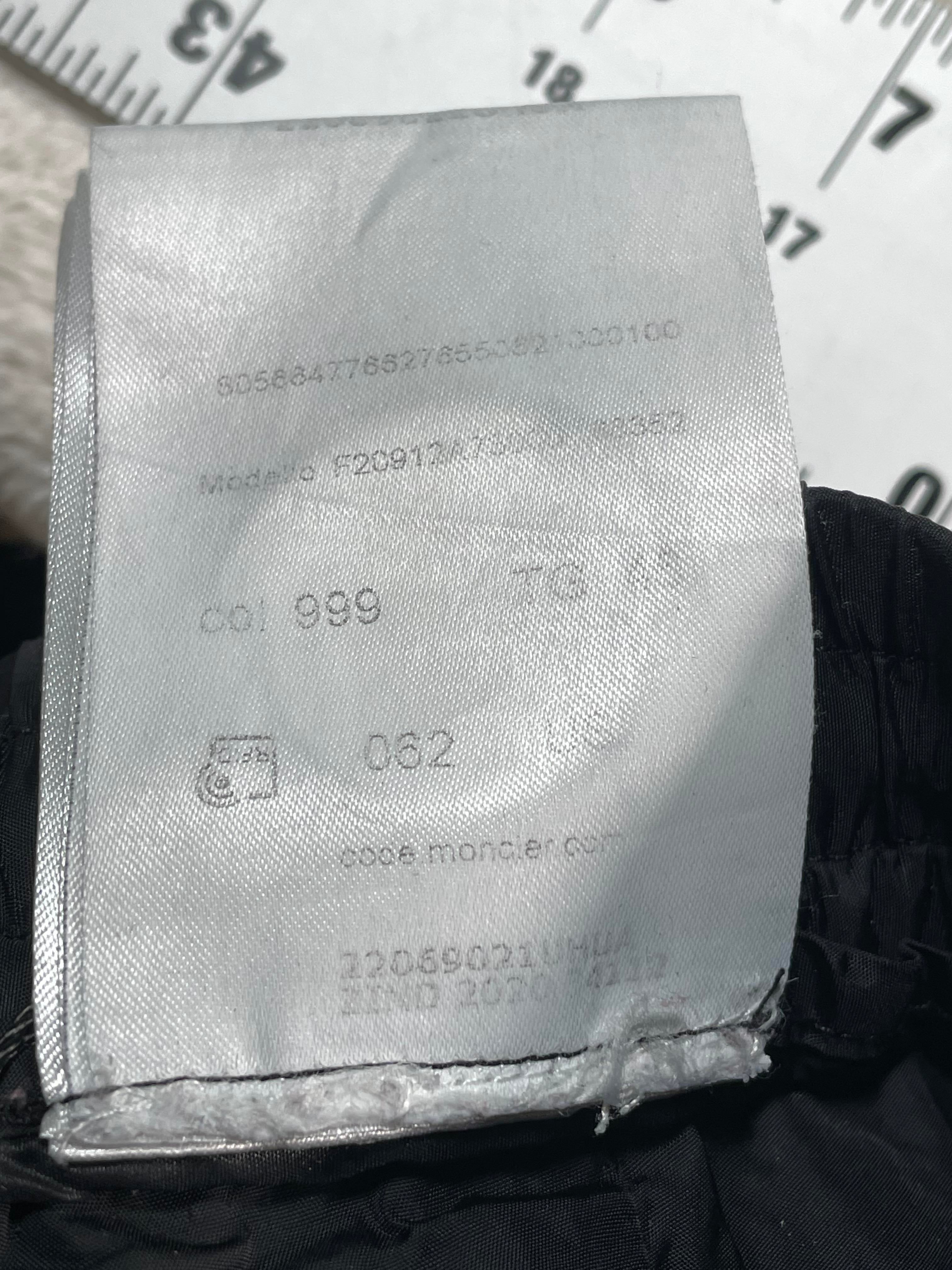 Moncler Black & White Stripe Track Pants