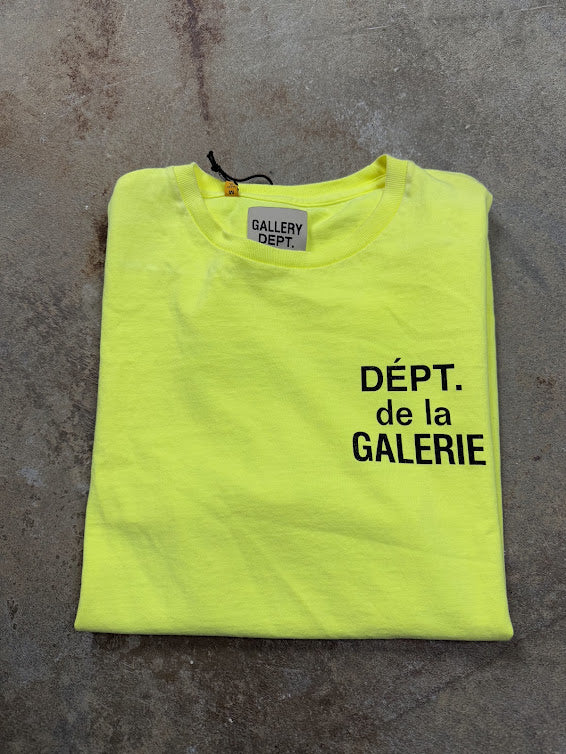 Gallery Dept Souvenir Neon Yellow Tee