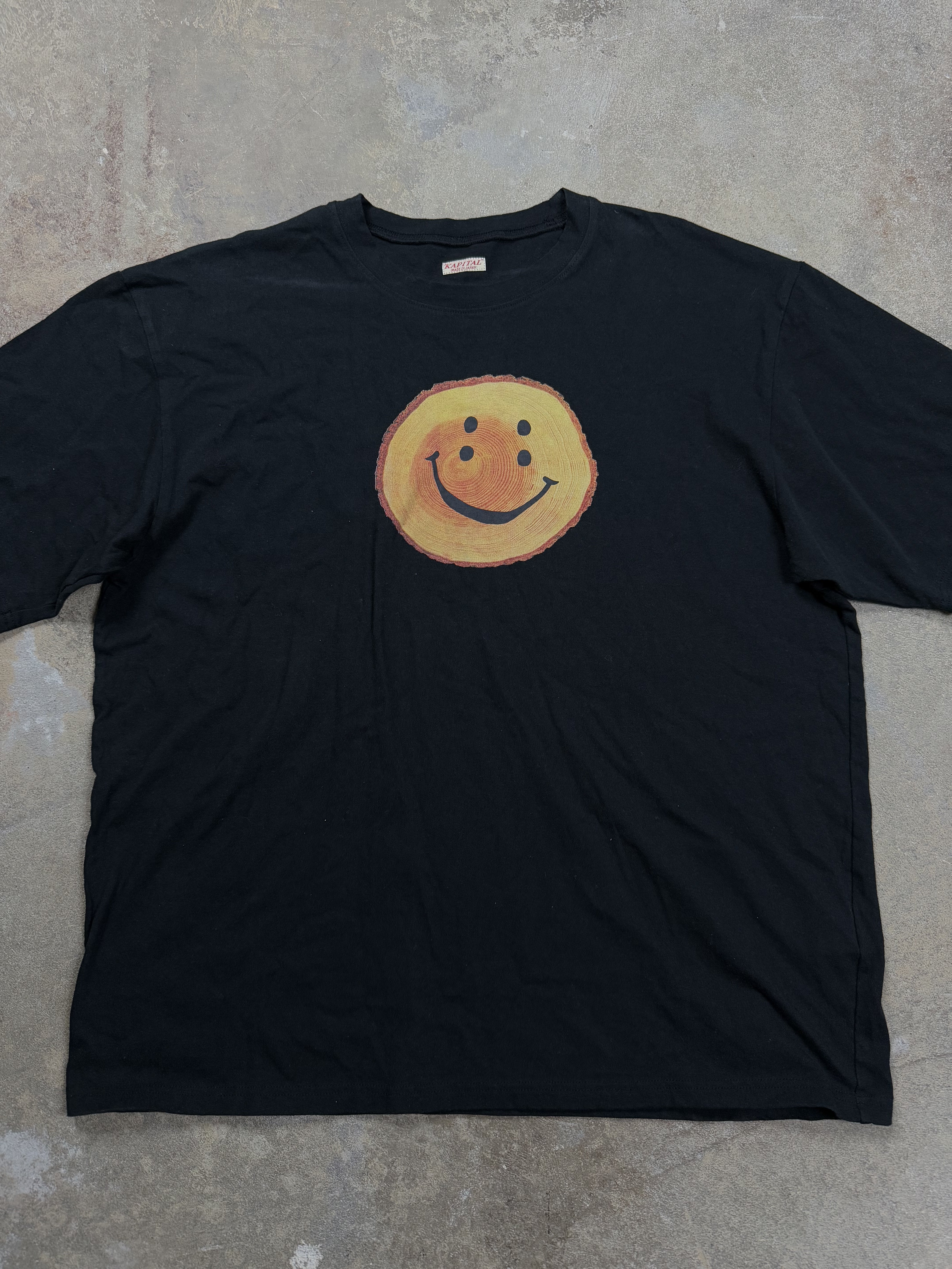 Kapital Smiley Face Tee New With Tags XL