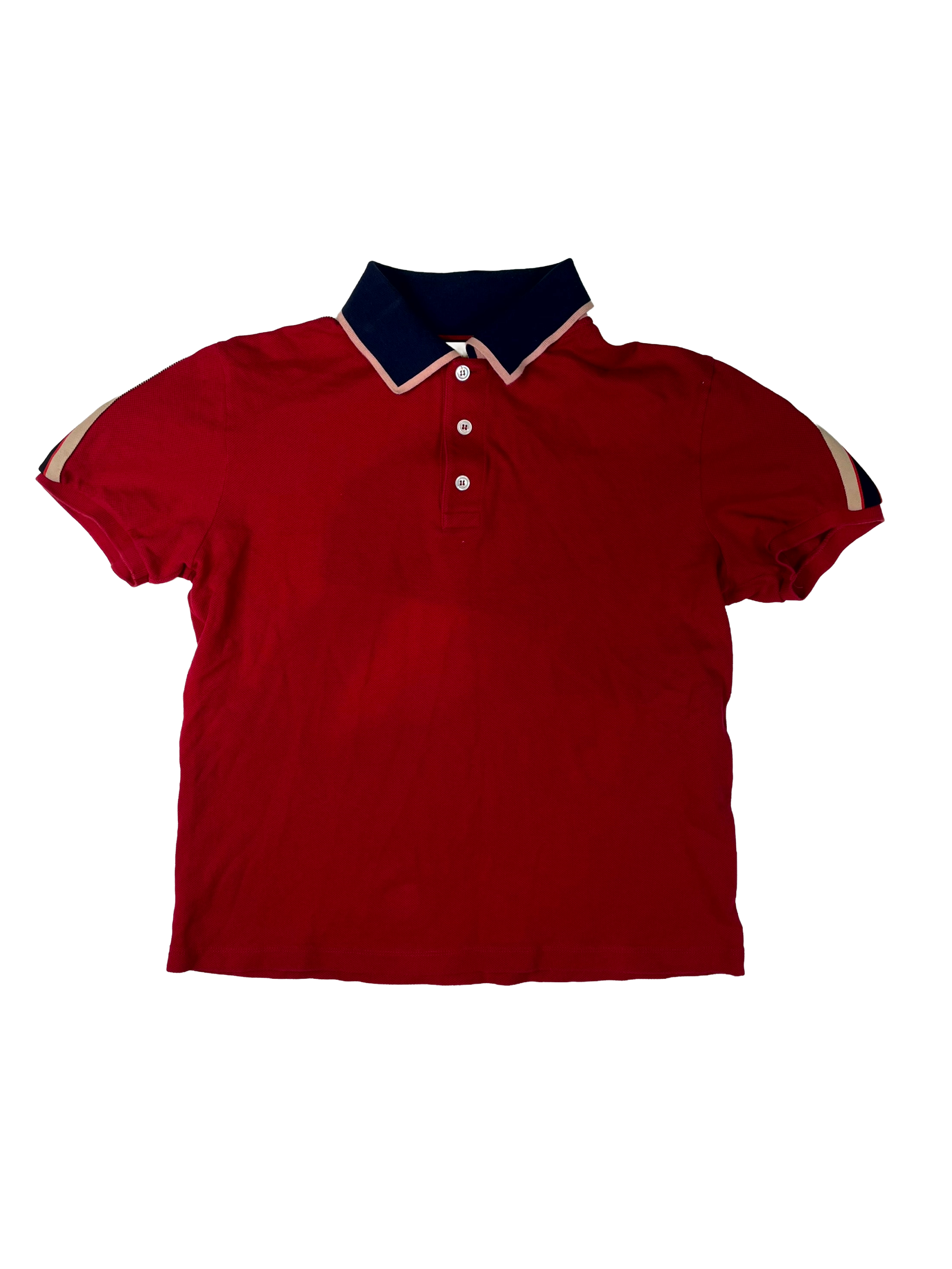 Gucci Polo Red & Navy Shirt