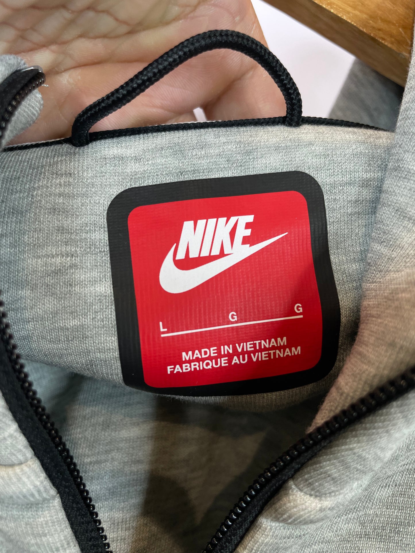 Nike Tech Zip Up Grey Hoodie