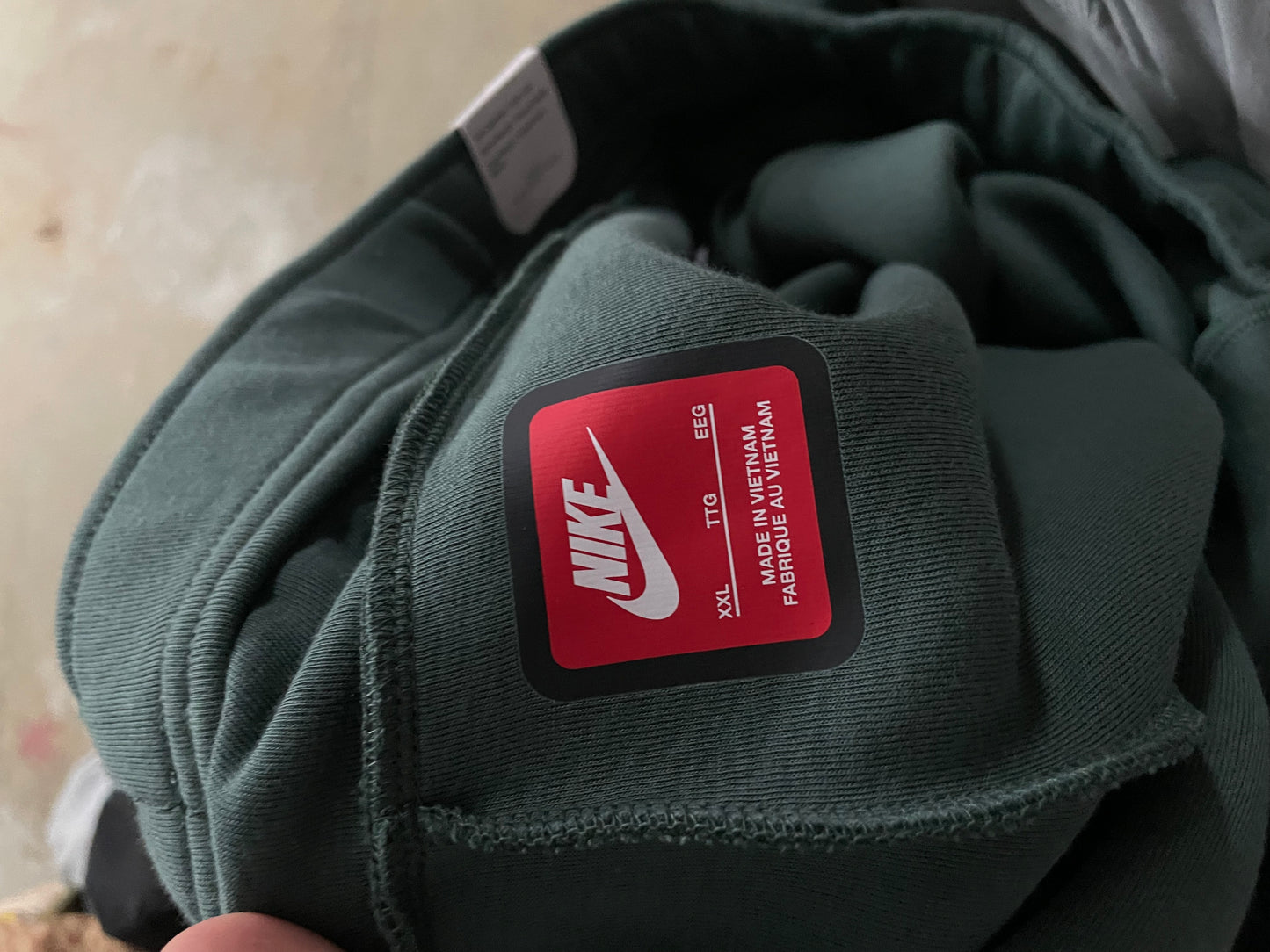 Nike Tech Sweats Ivory Green New XXL With Tags