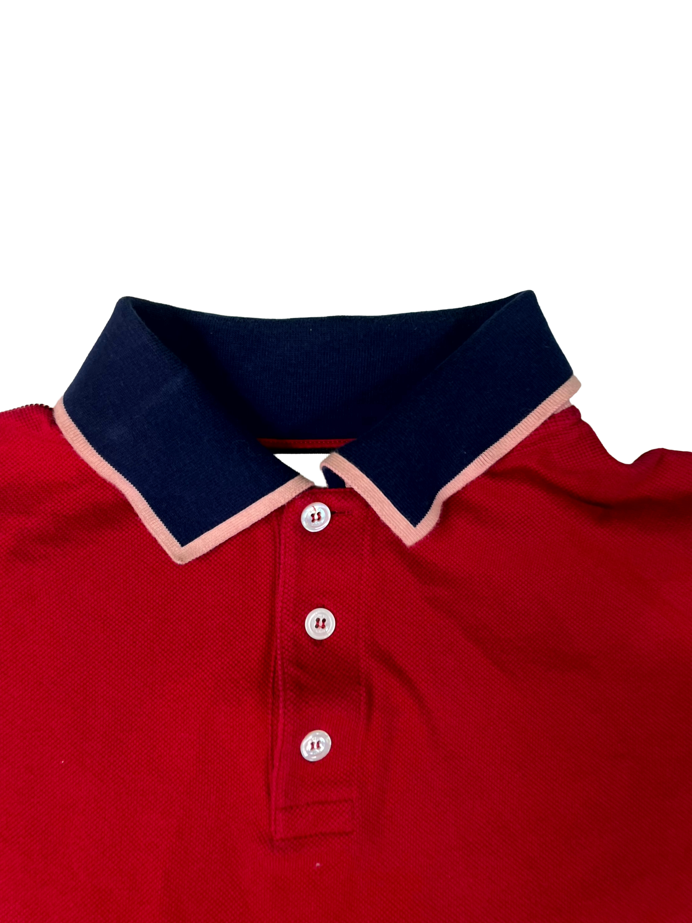 Gucci Polo Red & Navy Shirt