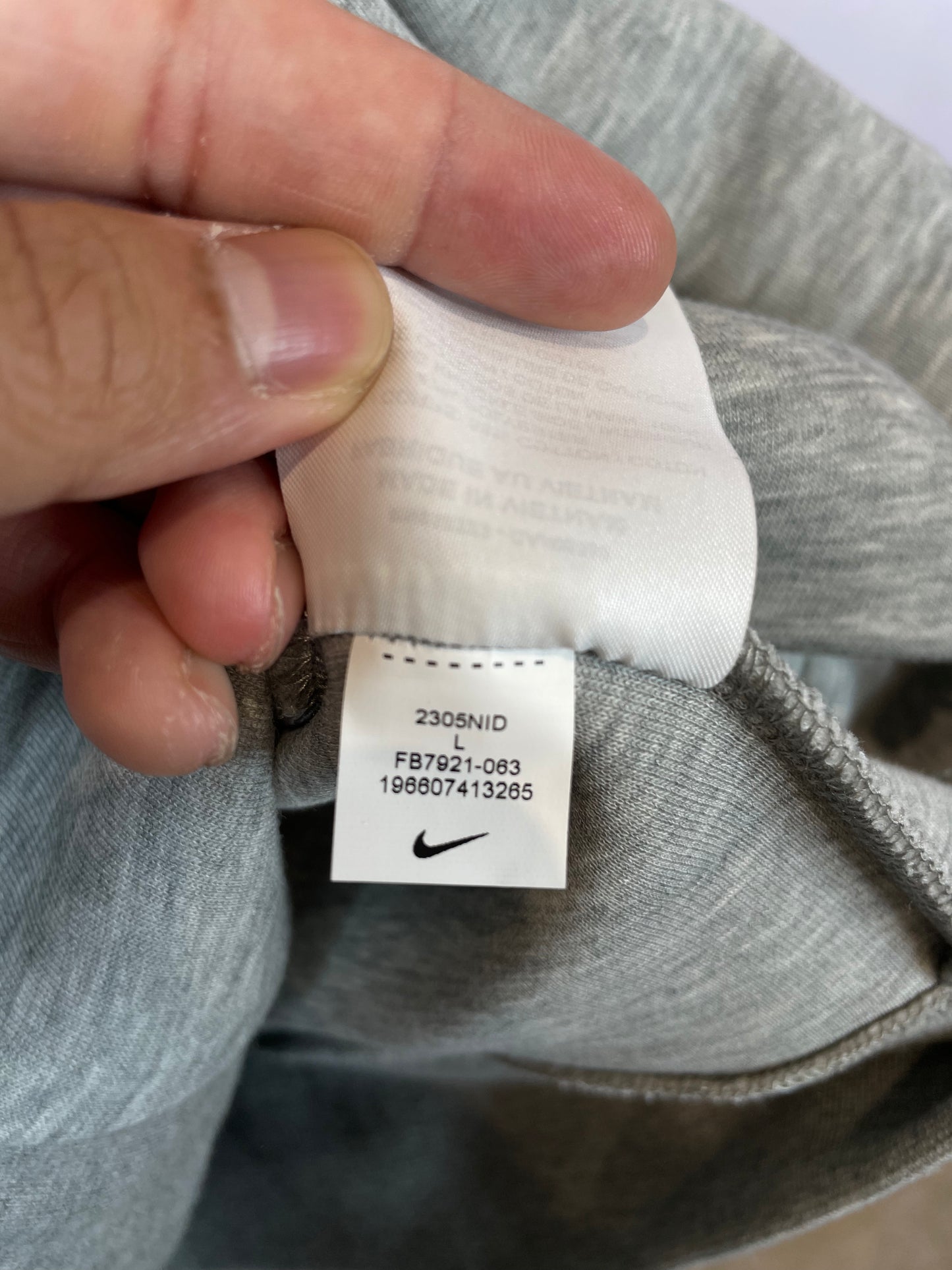 Nike Tech Zip Up Grey Hoodie