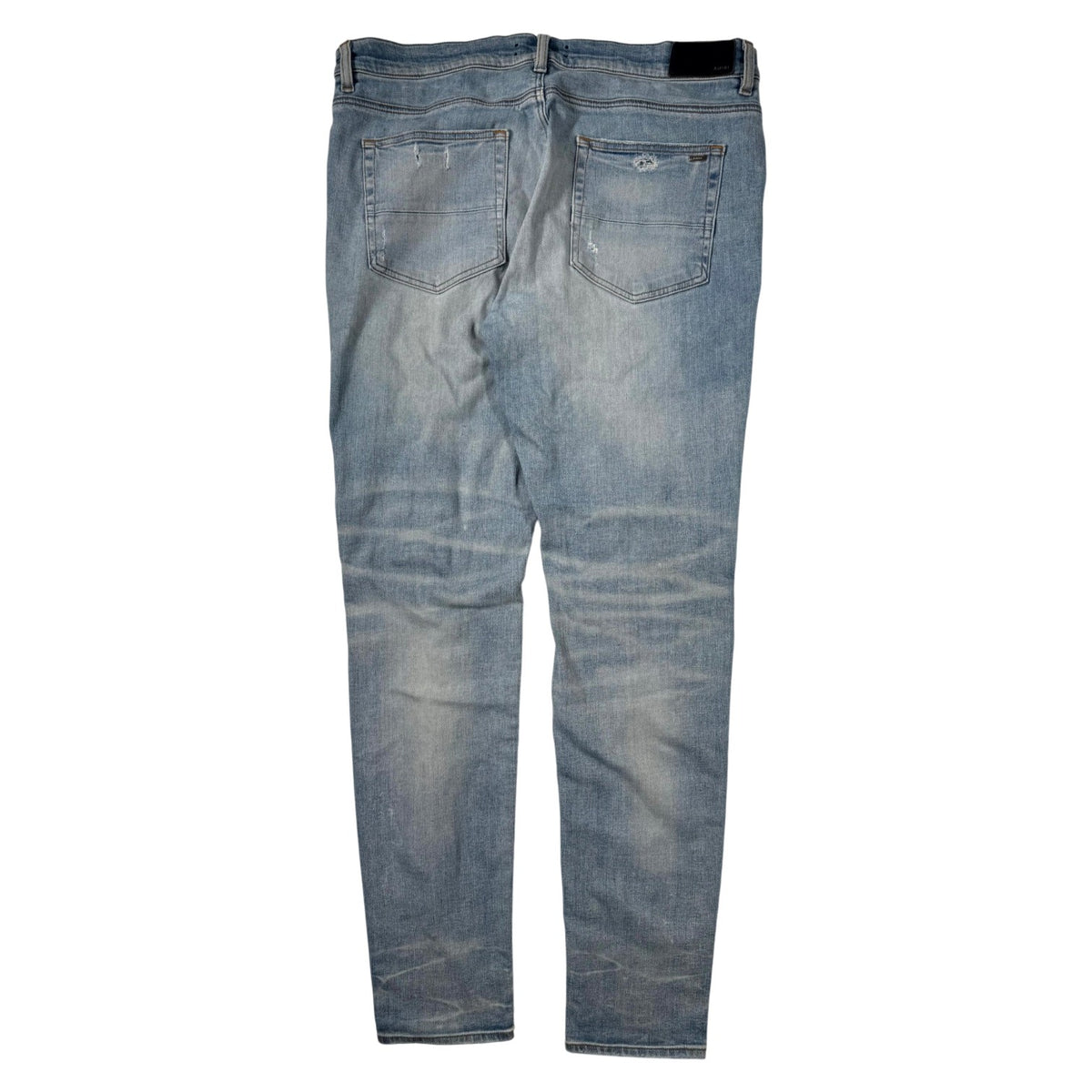 Amiri "MX1" Patch Light Wash & Black Jeans