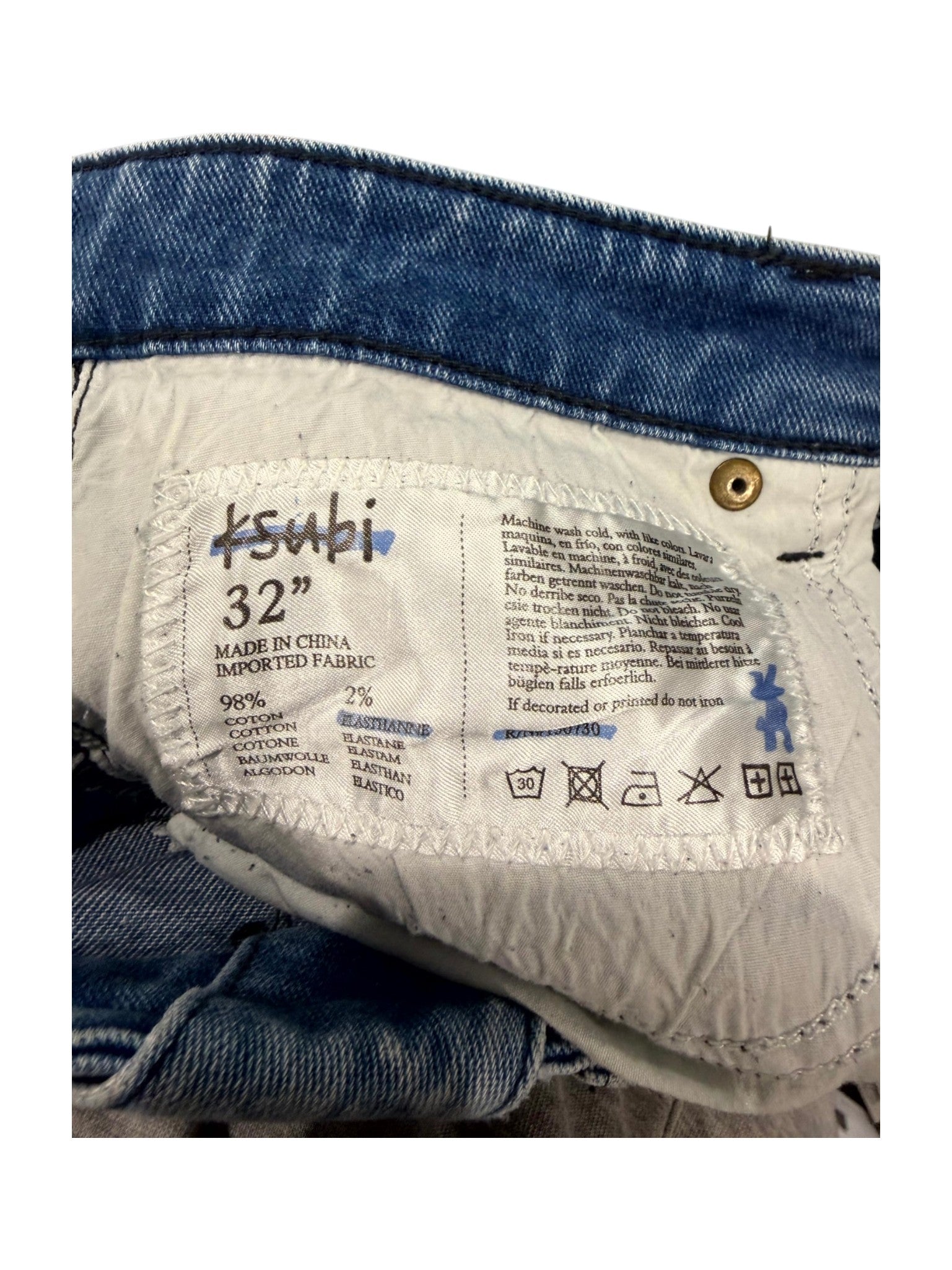 Ksubi Ripped Light Wash Jeans