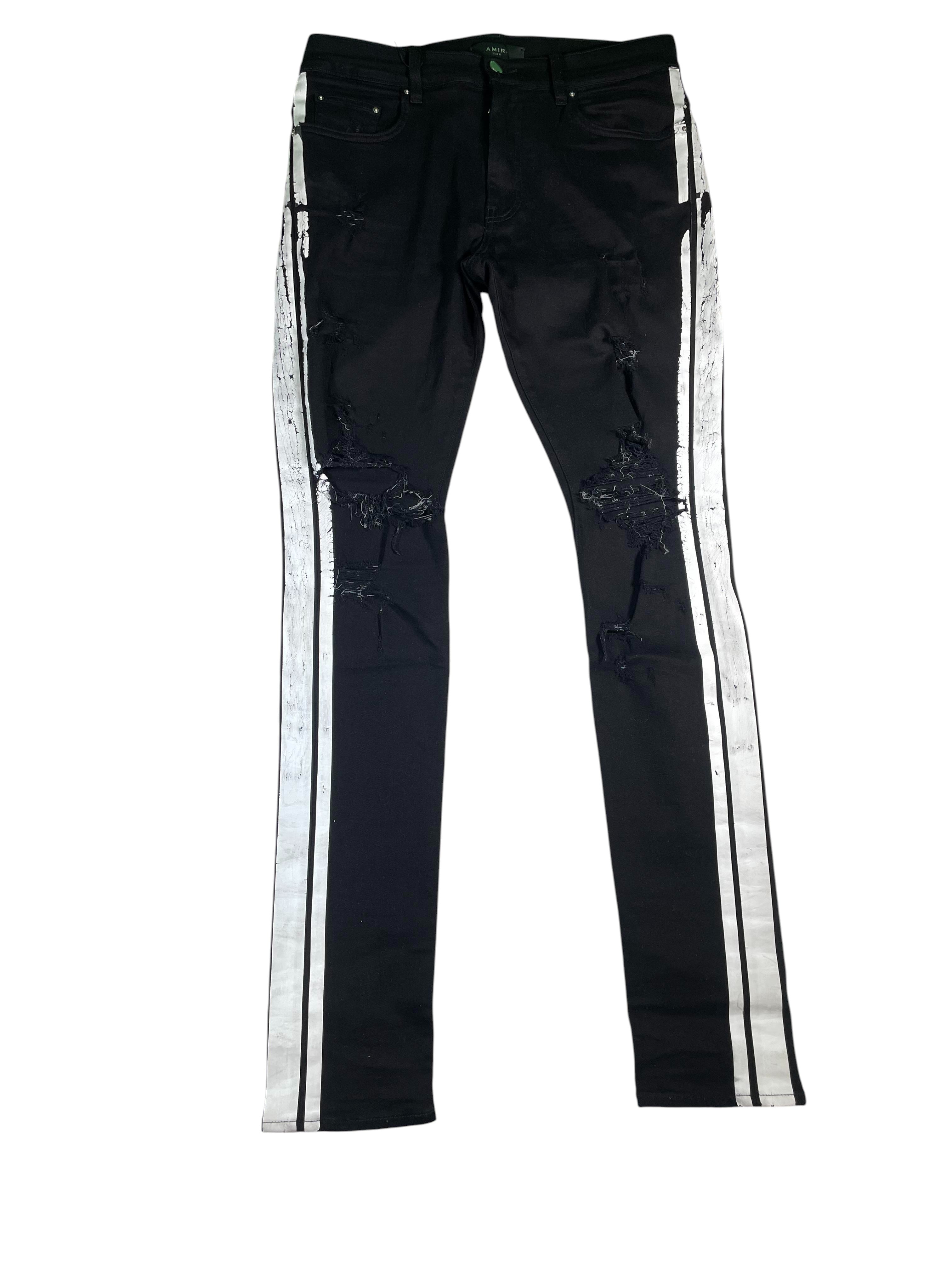 Amiri Thrasher Black & White Jeans