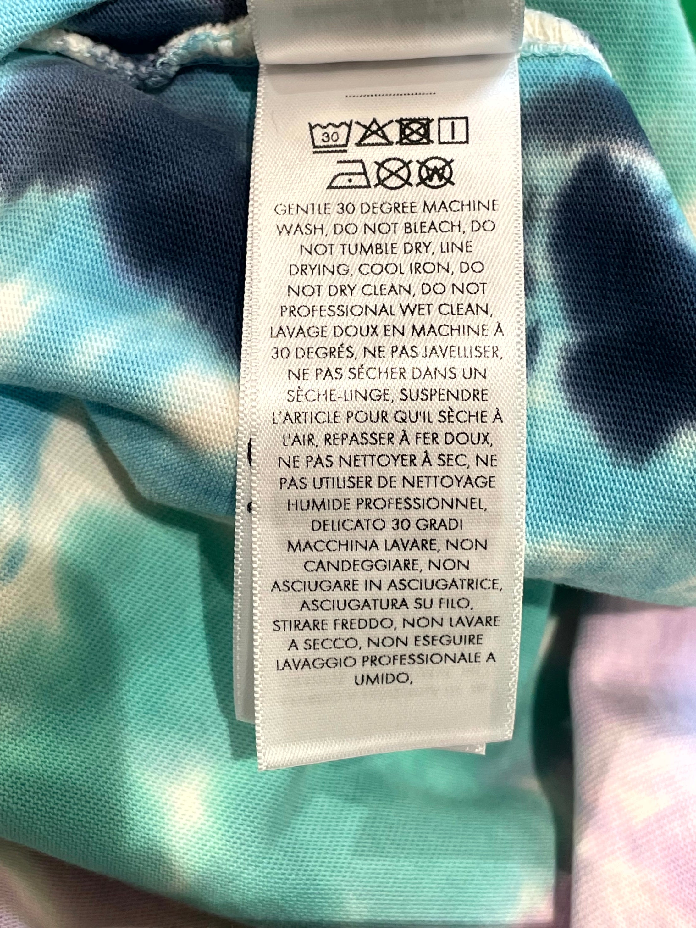 Casablanca Surf Trip Tie Dye Multicolor Tee