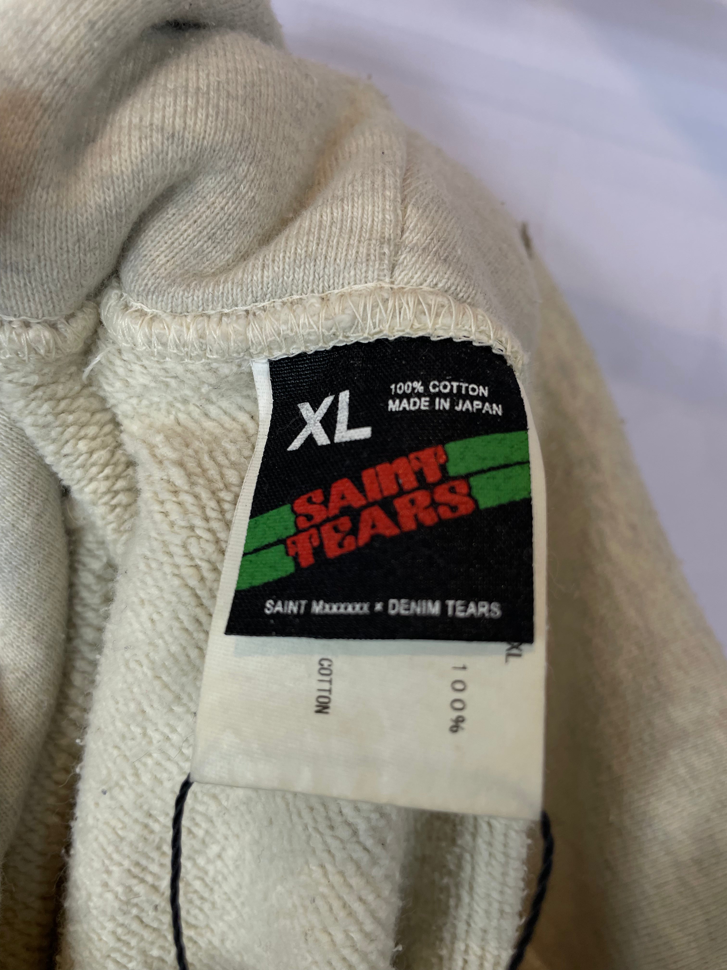 Saint MX6 Denim Tears Holy Grail Grey & Red Sweatsuit