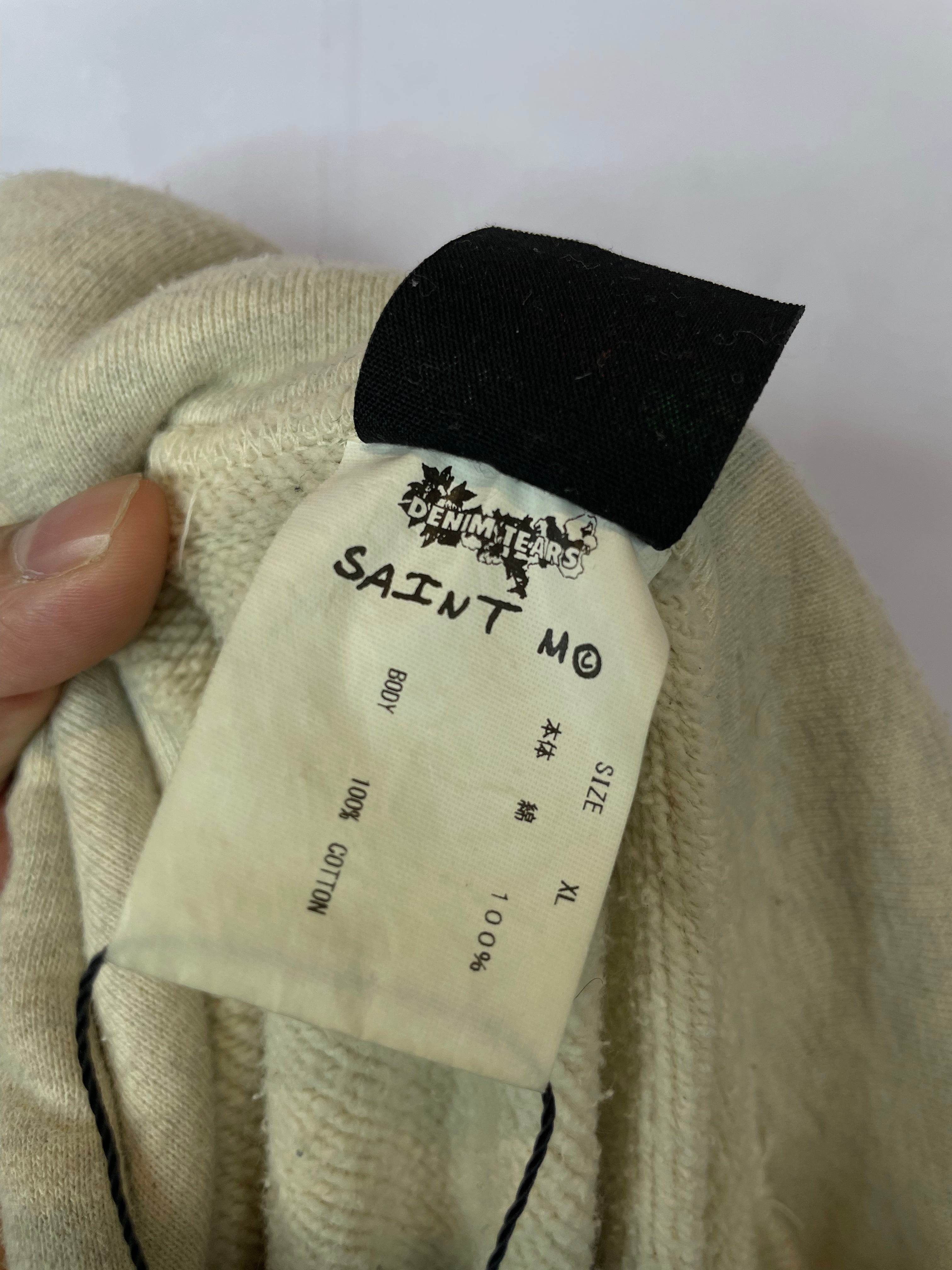 Saint MX6 Denim Tears Holy Grail Grey & Red Sweatsuit