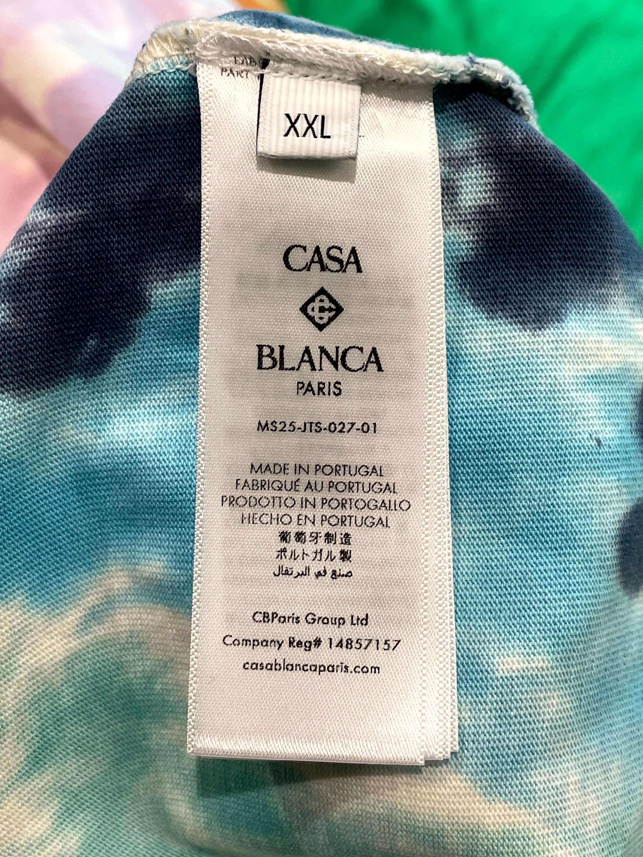 Casablanca Surf Trip Tie Dye Multicolor Tee