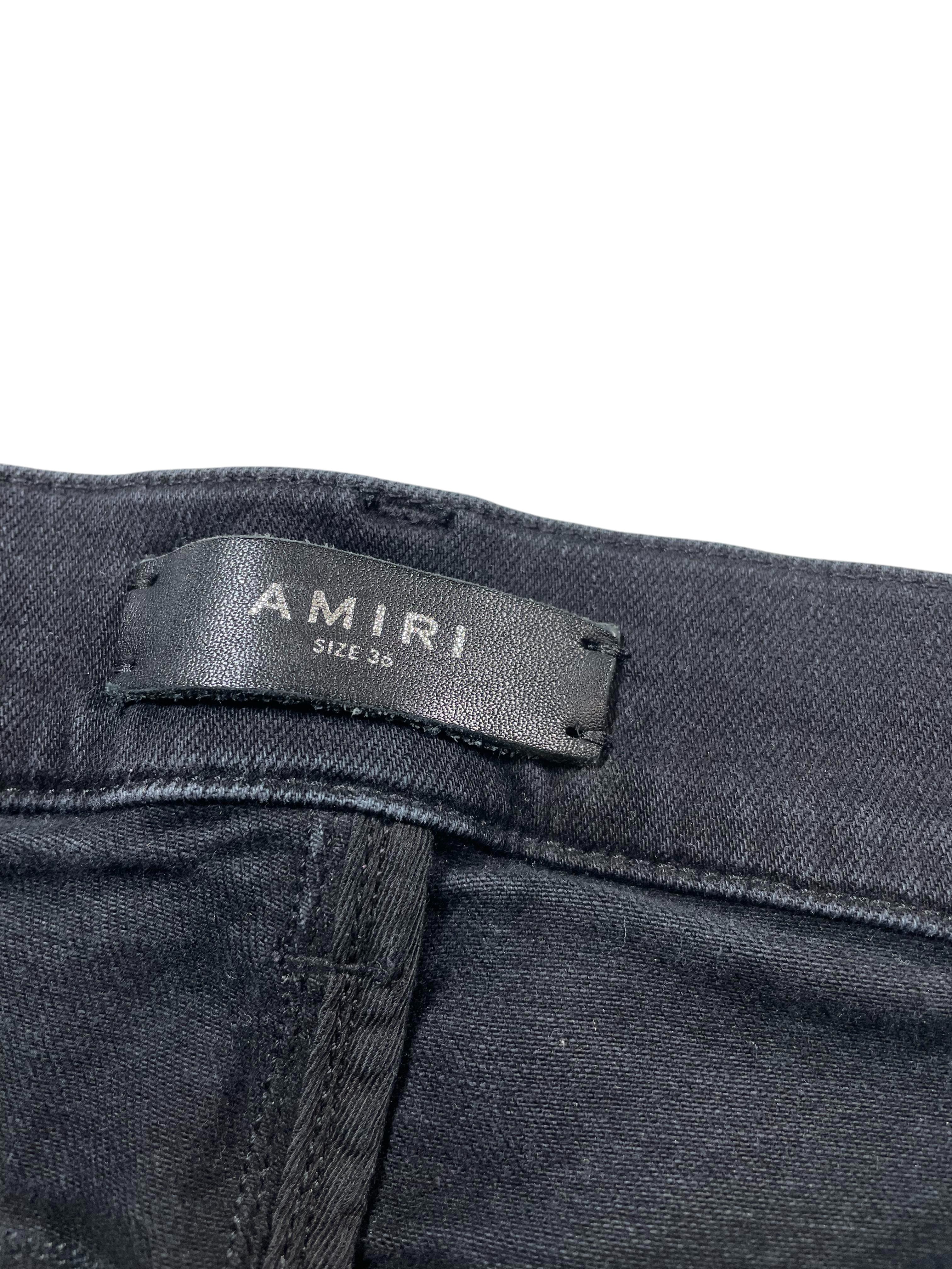 Amiri Cobra Black & Blue Jeans