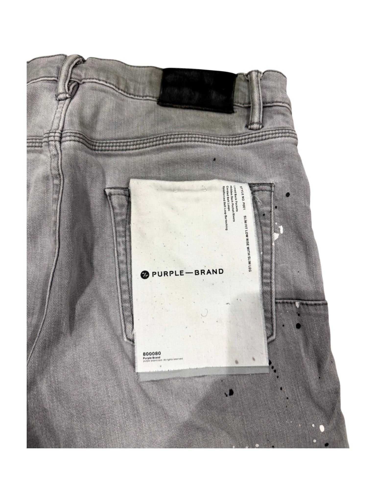 Purple Brand Monogram Light Wash & Navy Jeans