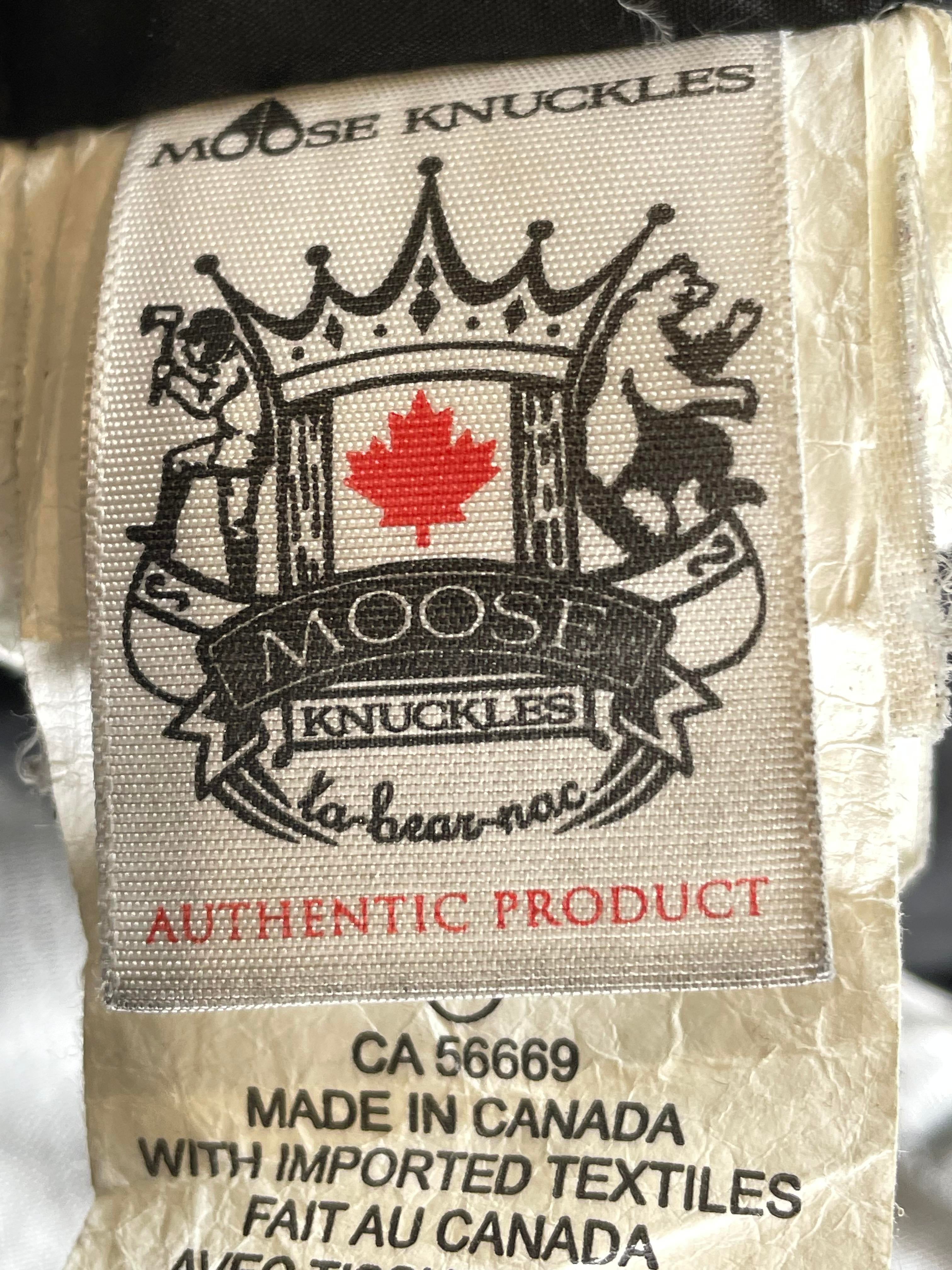 Moose Knuckles Silver Parka Jacket