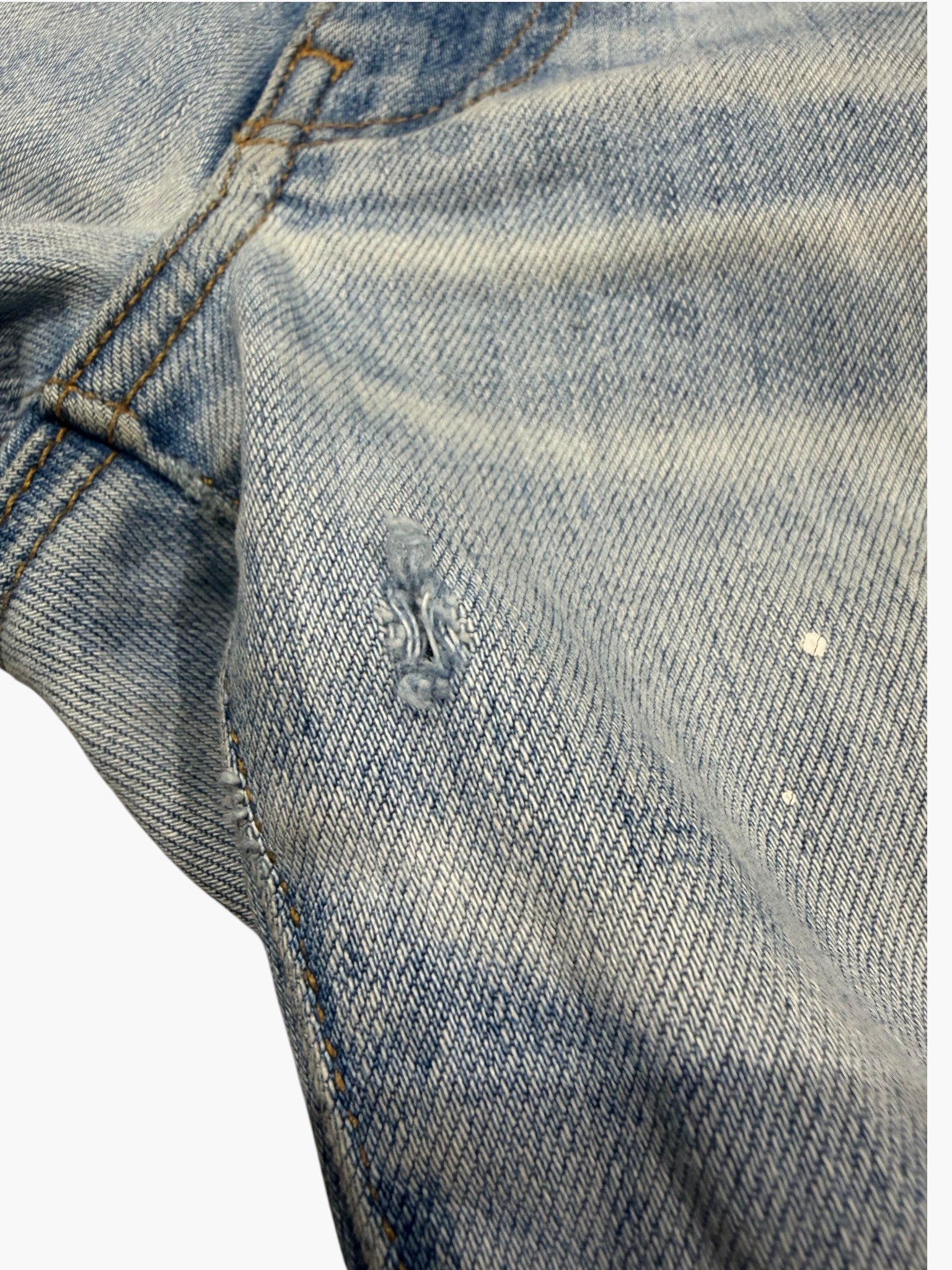 Purple Brand Knee Rip Black Jeans